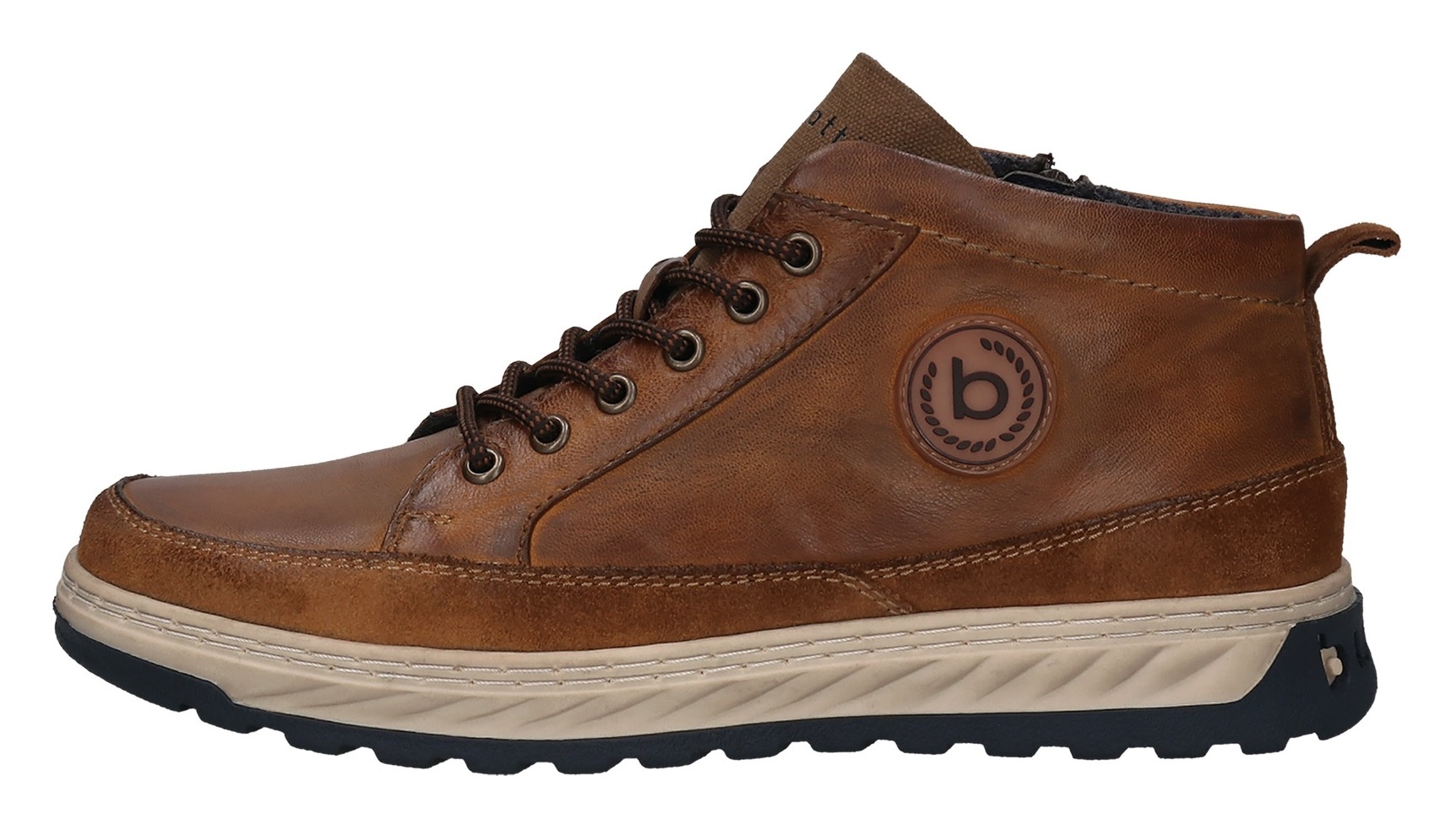 bugatti Schnürboots  High Top Sneaker, Stiefelette mit Innenreissverschluss