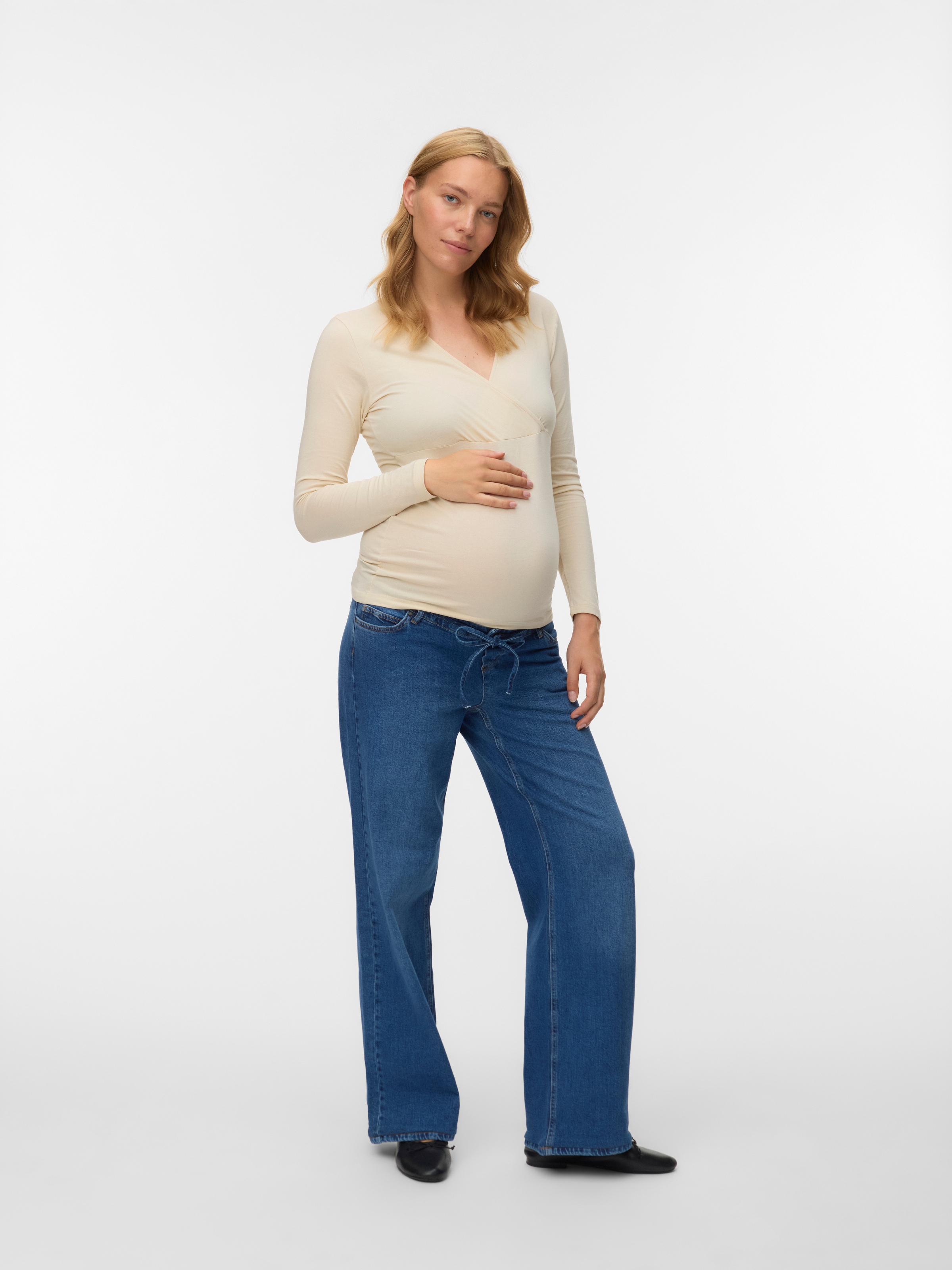 Mamalicious T-shirt de grossesse »MLKERRIE TESS LS JRS TOP 2-P NOOS« Packung, 2 cuis