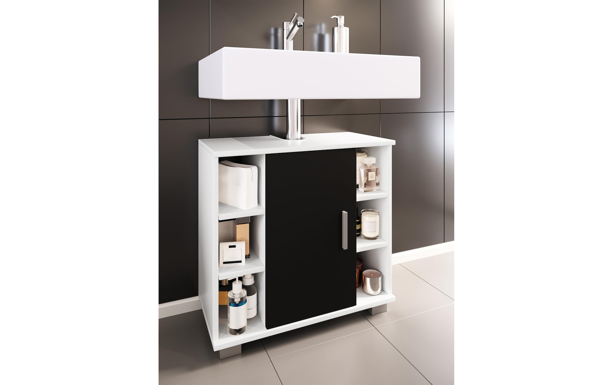 VCM Waschbeckenunterschrank »Zalo M 60 x 58 cm«