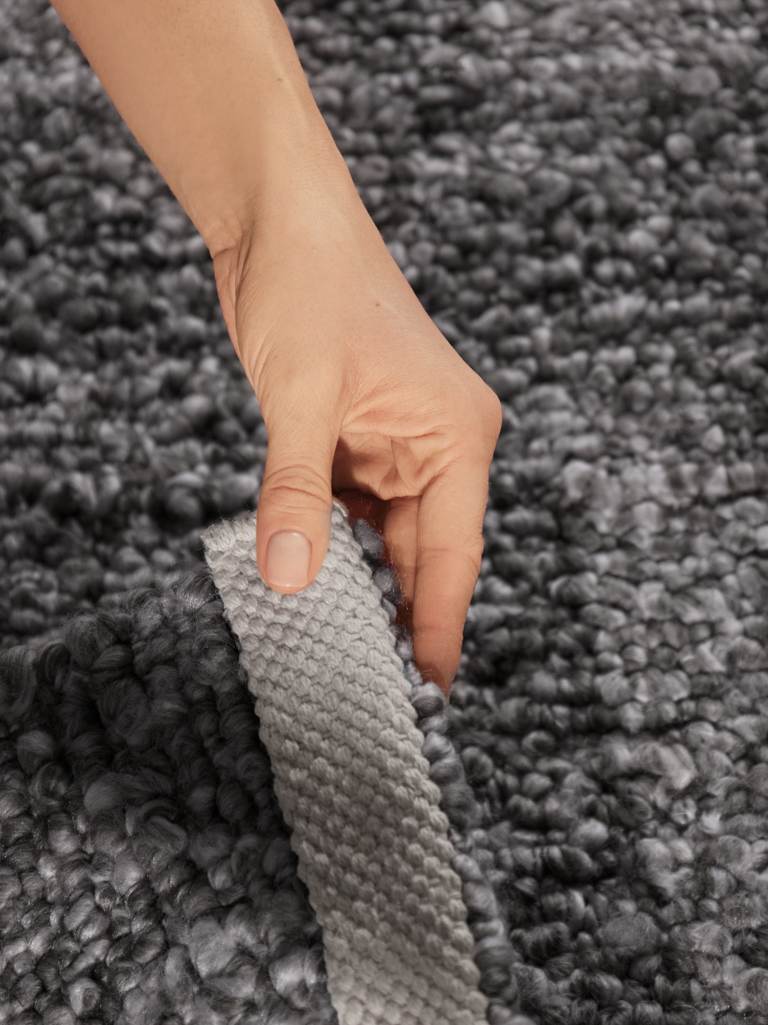 Ted Baker Teppich »Soft Bouclé Portobello , auch als Läufer« rechteckig 10 mm Höhe Woll-Optik, Bouclé Meliert, Wohnzimmer, Esszimmer, Schlafzimmer, Flur