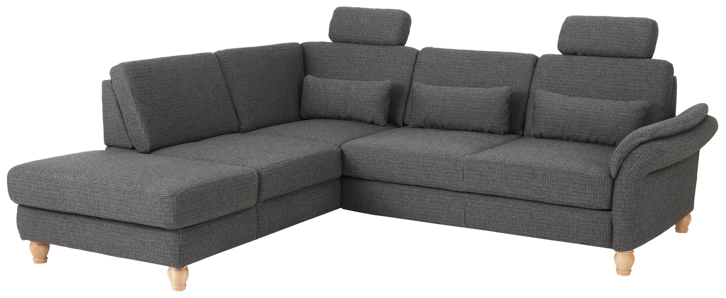 Home affaire Ecksofa »Palace L-Form«, incl. Sitztiefenverstellung, wahlweise mit Bettfunktion und Stauraum