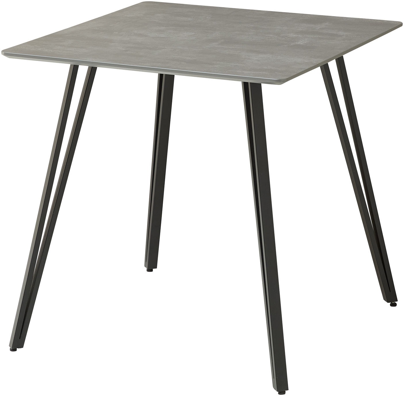 Image of Stolkom Esstisch "Fieteni Esstisch B/H/T 80x75x80 cm" 1 Stk. tlg. Schweizer Kante, pulverbeschichtet