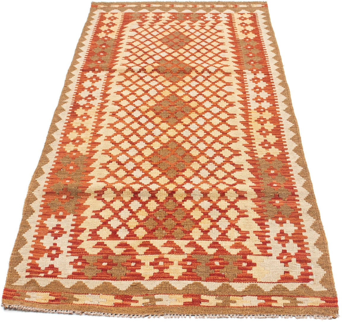 Image of morgenland Läufer »Kelim Medaillon Beige 197 x 79 cm«, rechteckig, 0,4 mm Höhe, OrientOptik bei Ackermann Versand Schweiz