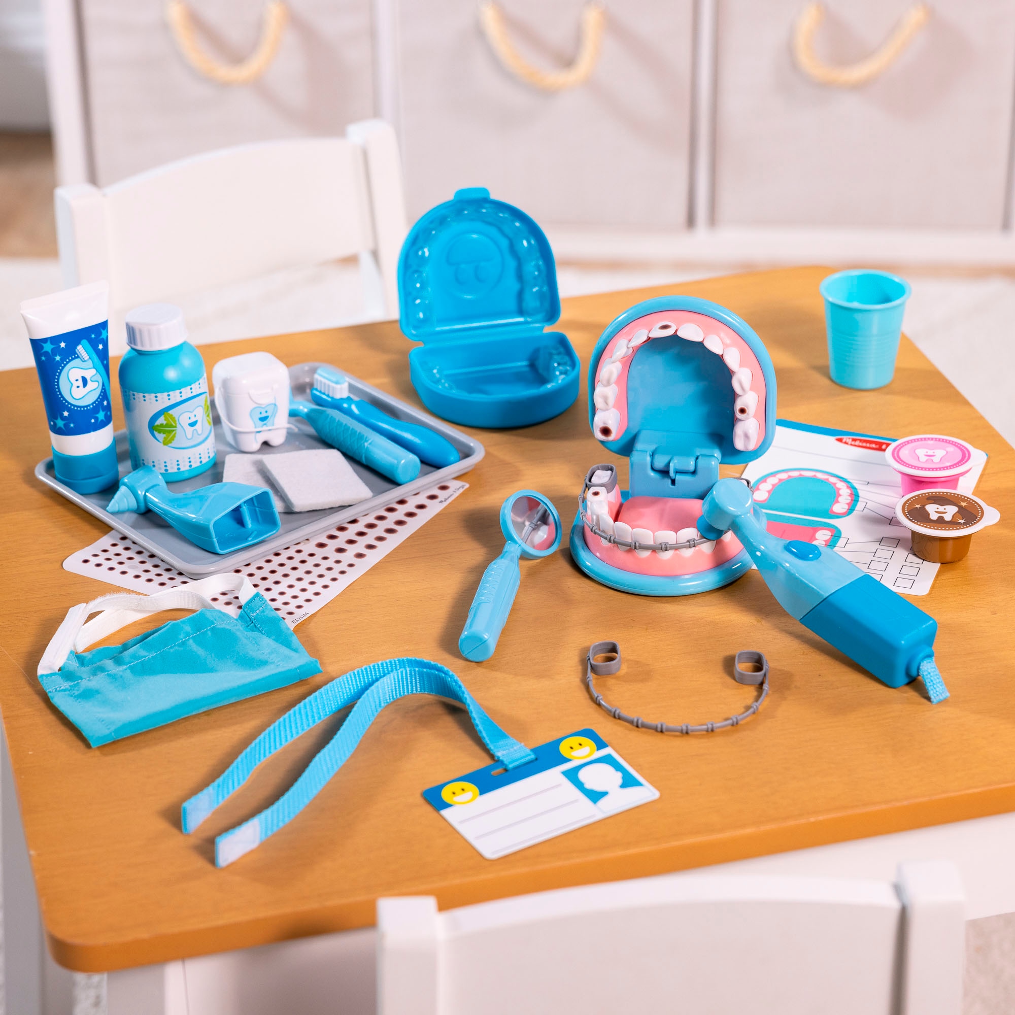 Spin Master Mallette de médecin jouet »Melissa & Doug Super Smile Zahnarzt-Spielset«