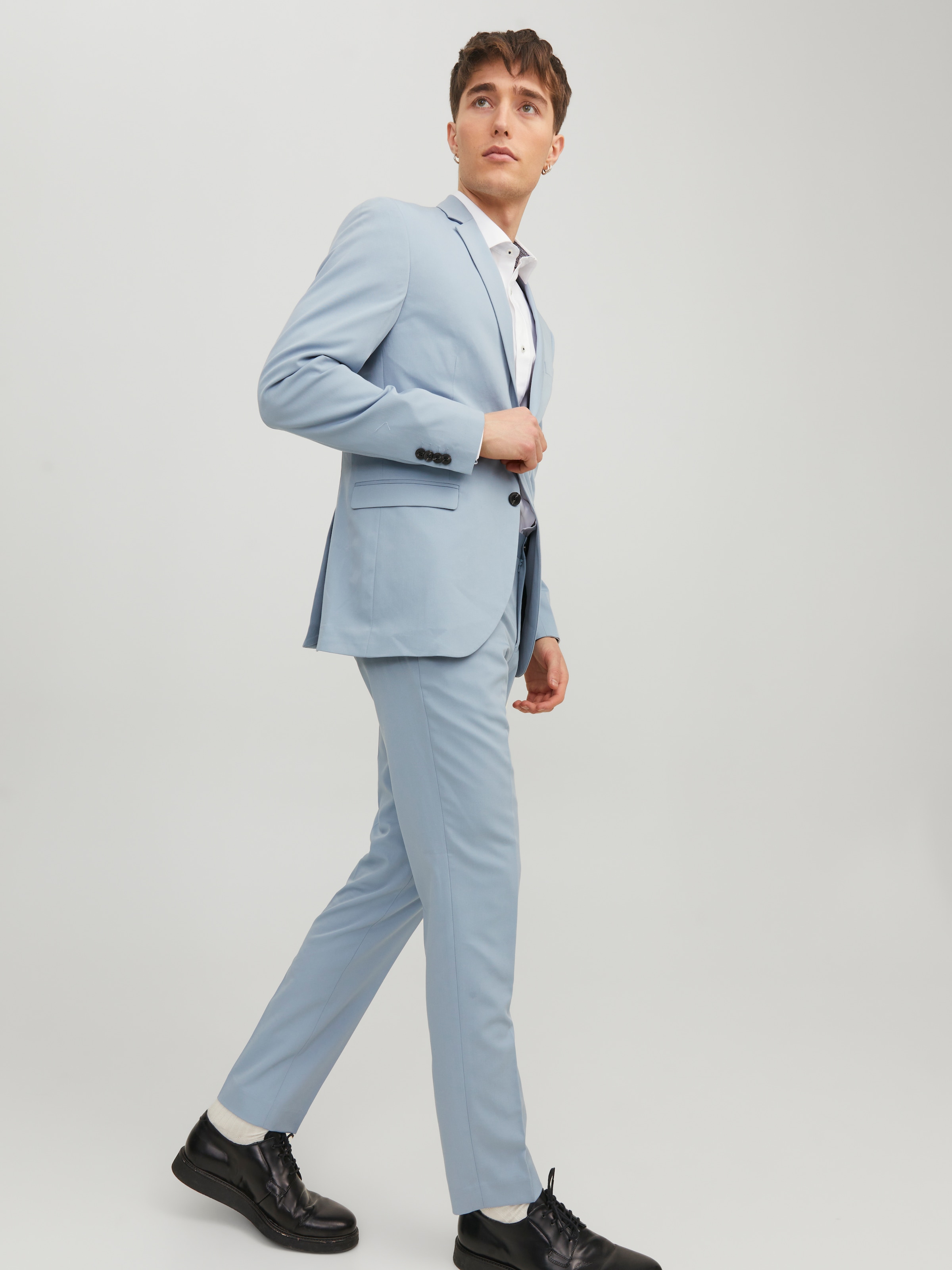 Jack & Jones Costume »JPRFRANCO  Extra schmal, pflegeleicht, stilvoll mit fallendem Revers« coupe slim Materialmix, slim fit
