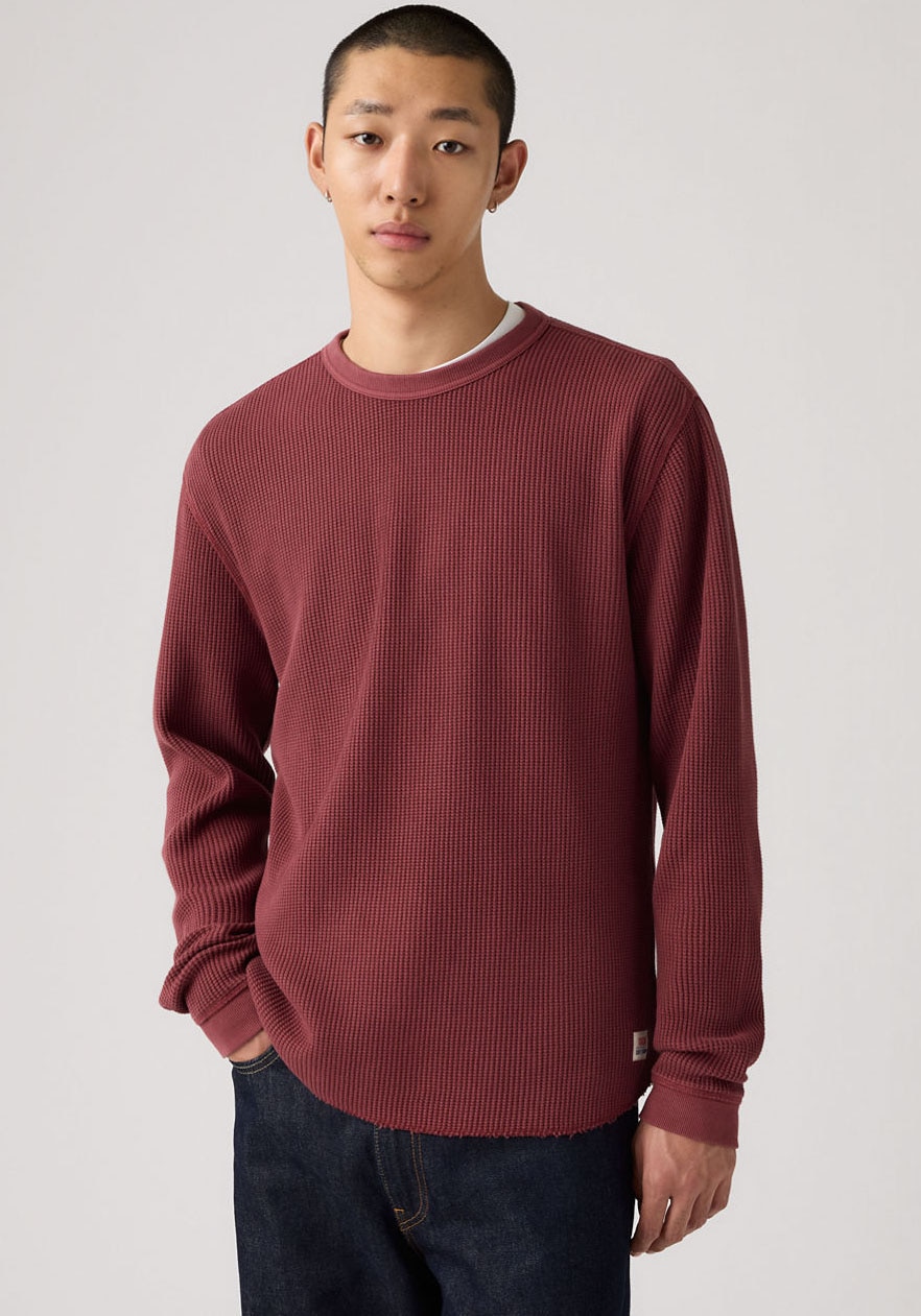 Levi's® T-shirt à manches longues Waffelstruktur