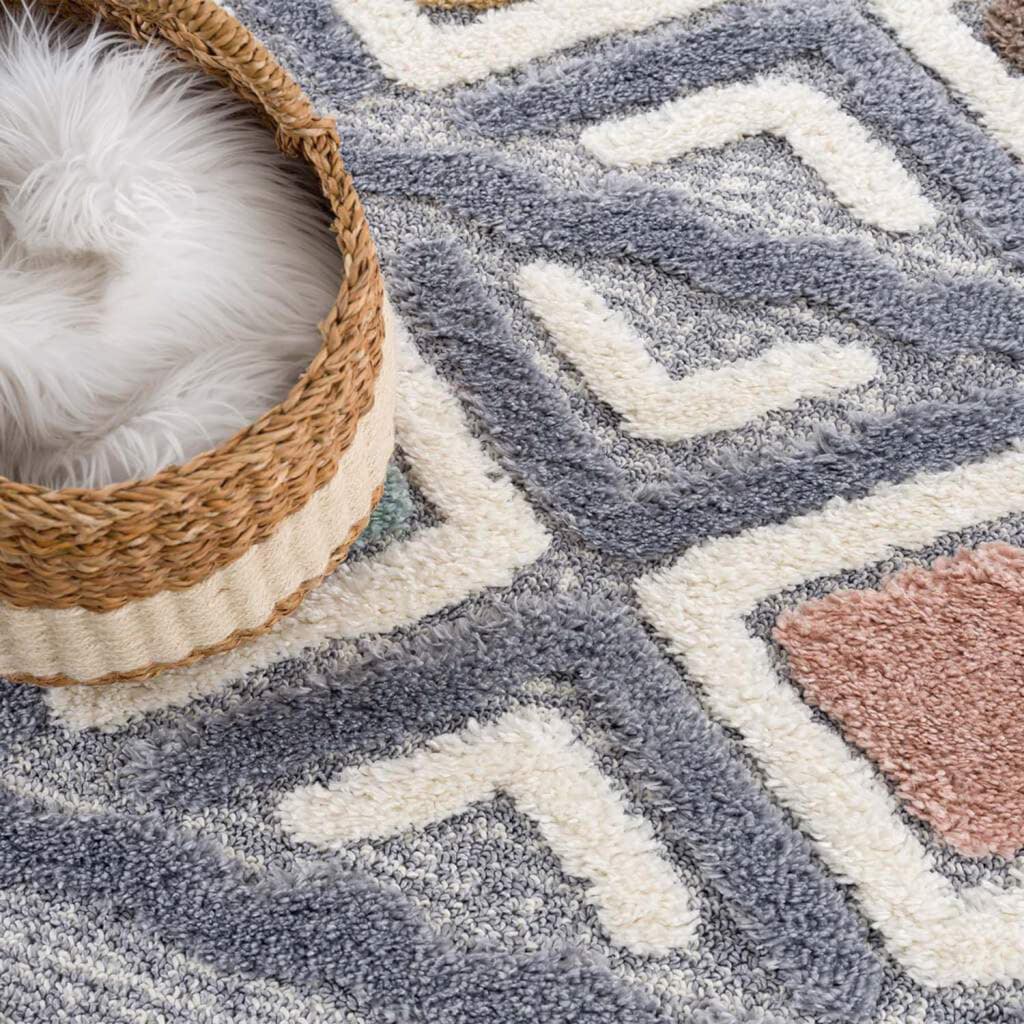 Carpet City Hochflor-Teppich »Focus 3382, Boho-Style«, rechteckig
