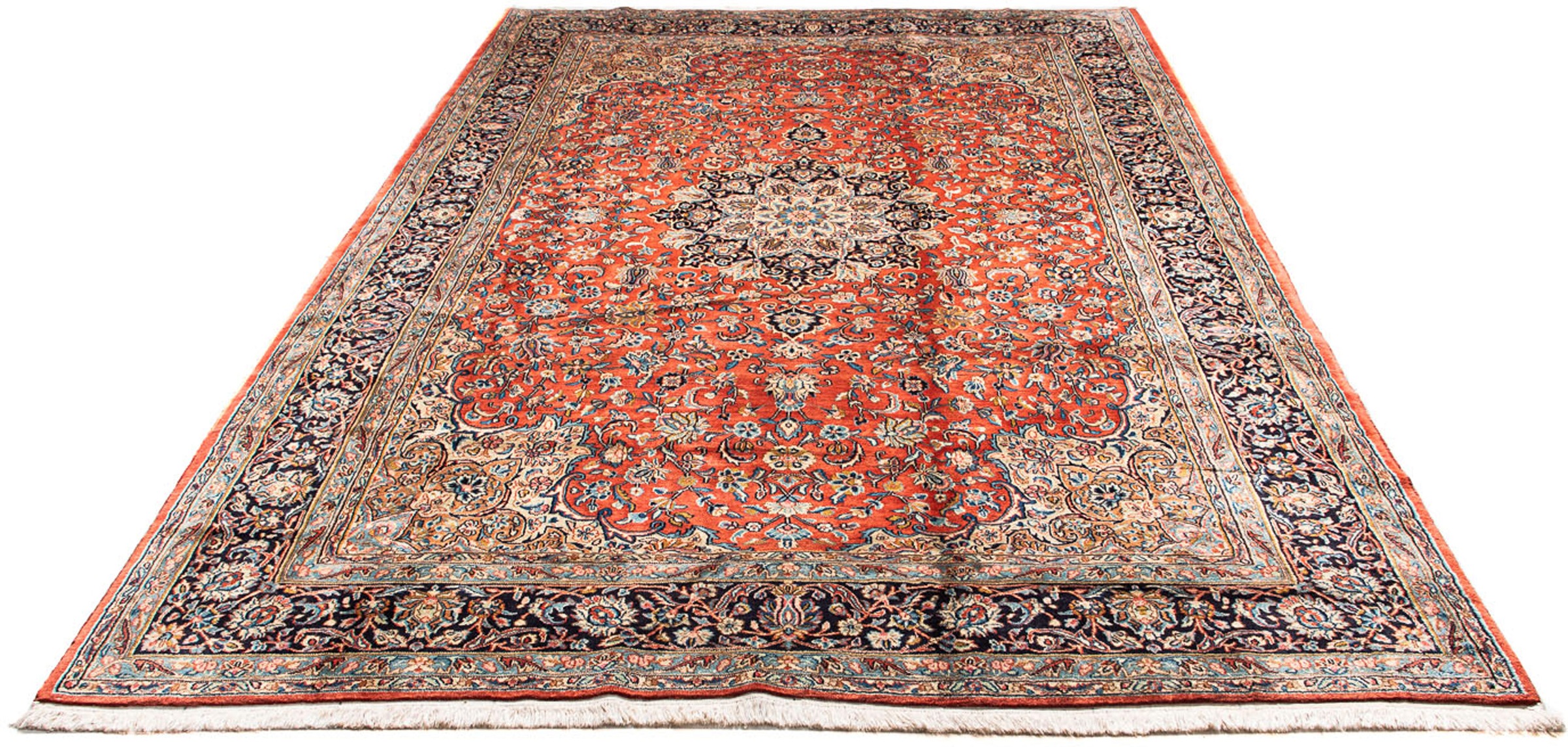 Image of morgenland Orientteppich »Perser - Classic - 294 x 198 cm - rost«, rechteckig, 10 mm Höhe, Wohnzimmer, Handgeknüpft, Einzelstück mit Zertifikat bei Ackermann Versand Schweiz