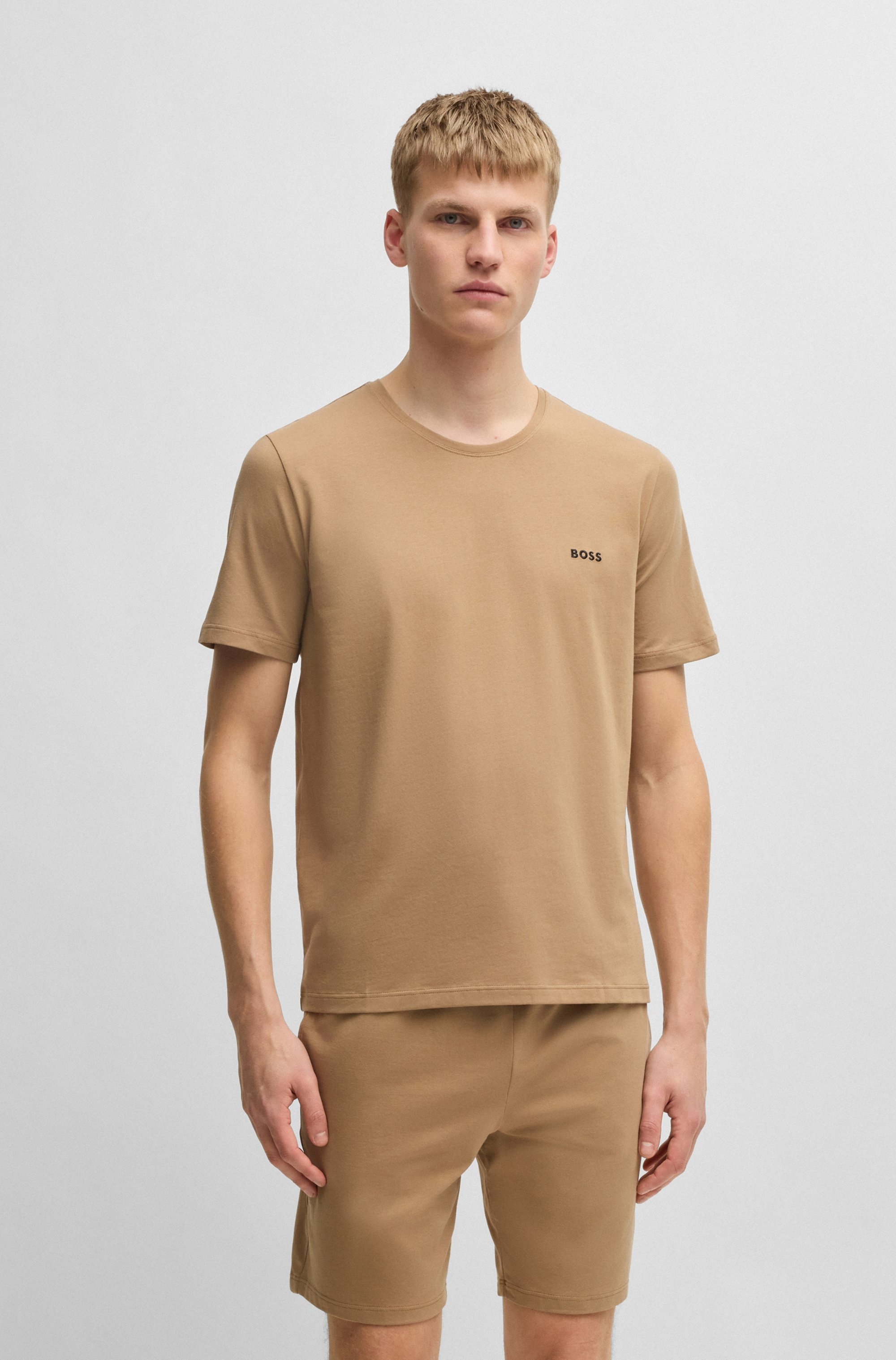 BOSS »Mix&Match T-Shirt R« mit Logostickerei