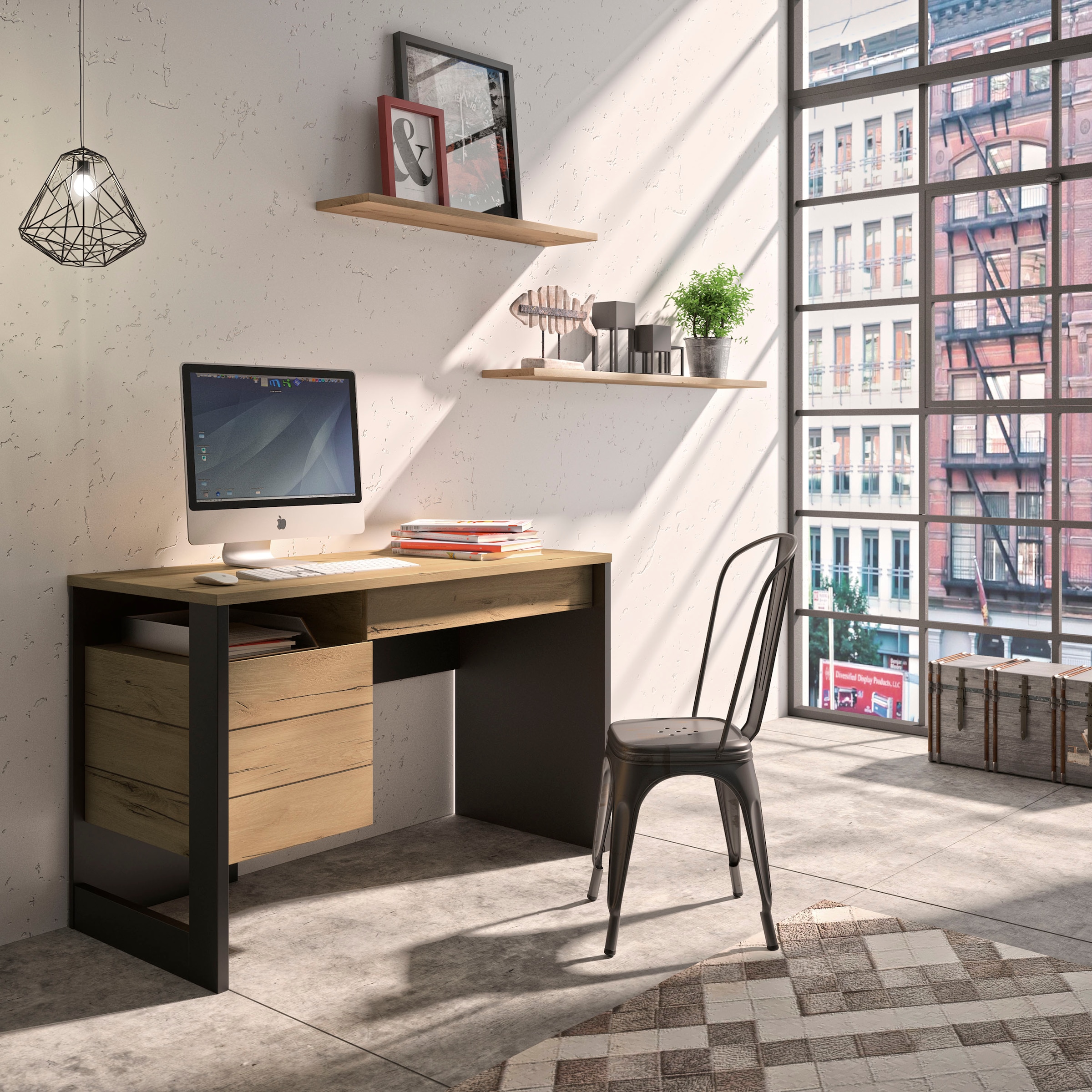 Gami Schreibtisch »RUSSEL« 1 Stk. tlg. Schreibtisch mit geringen Massen