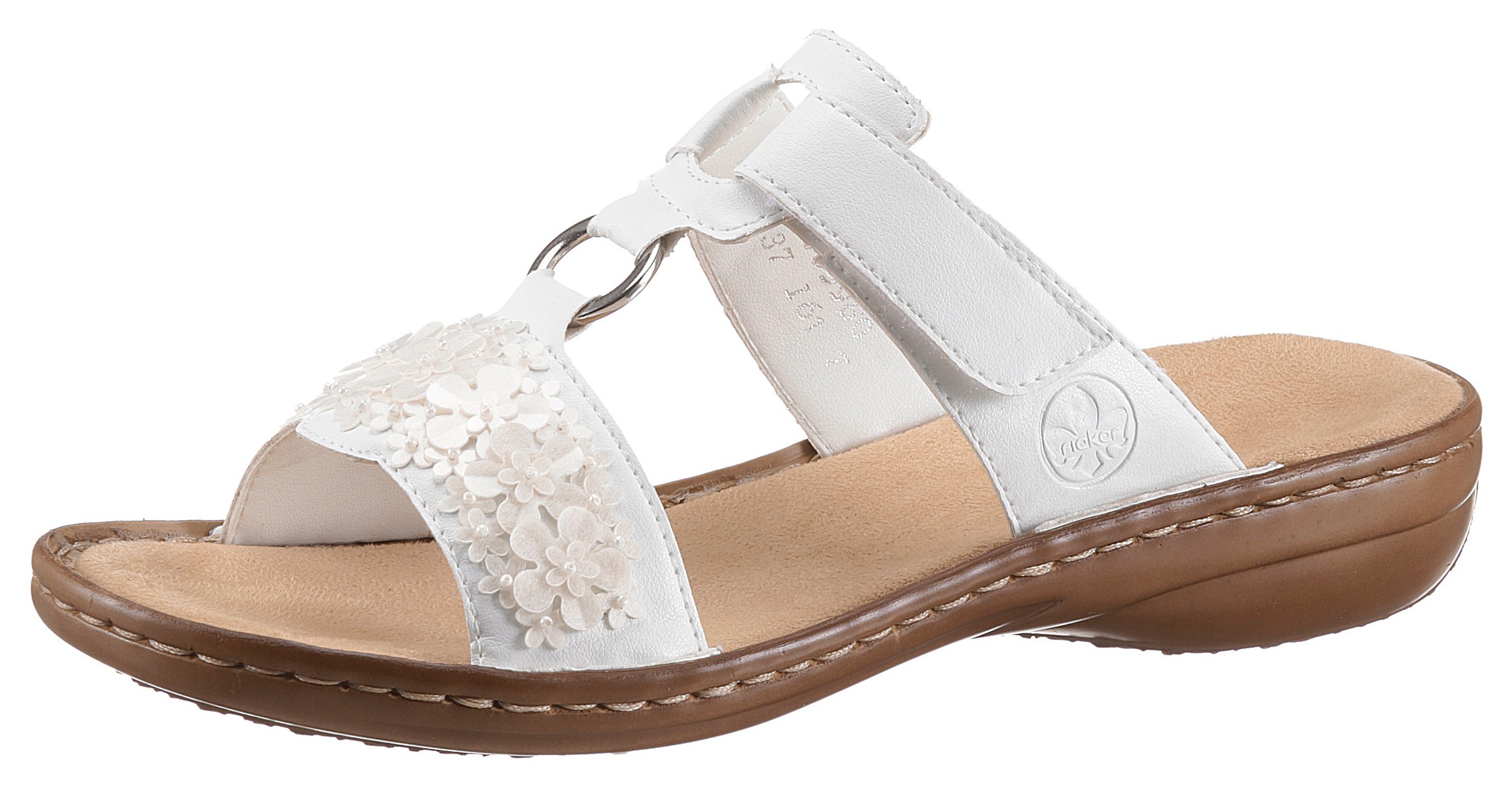 Image of Rieker Pantolette, mit süssem Blütenbesatz bei Ackermann Versand Schweiz