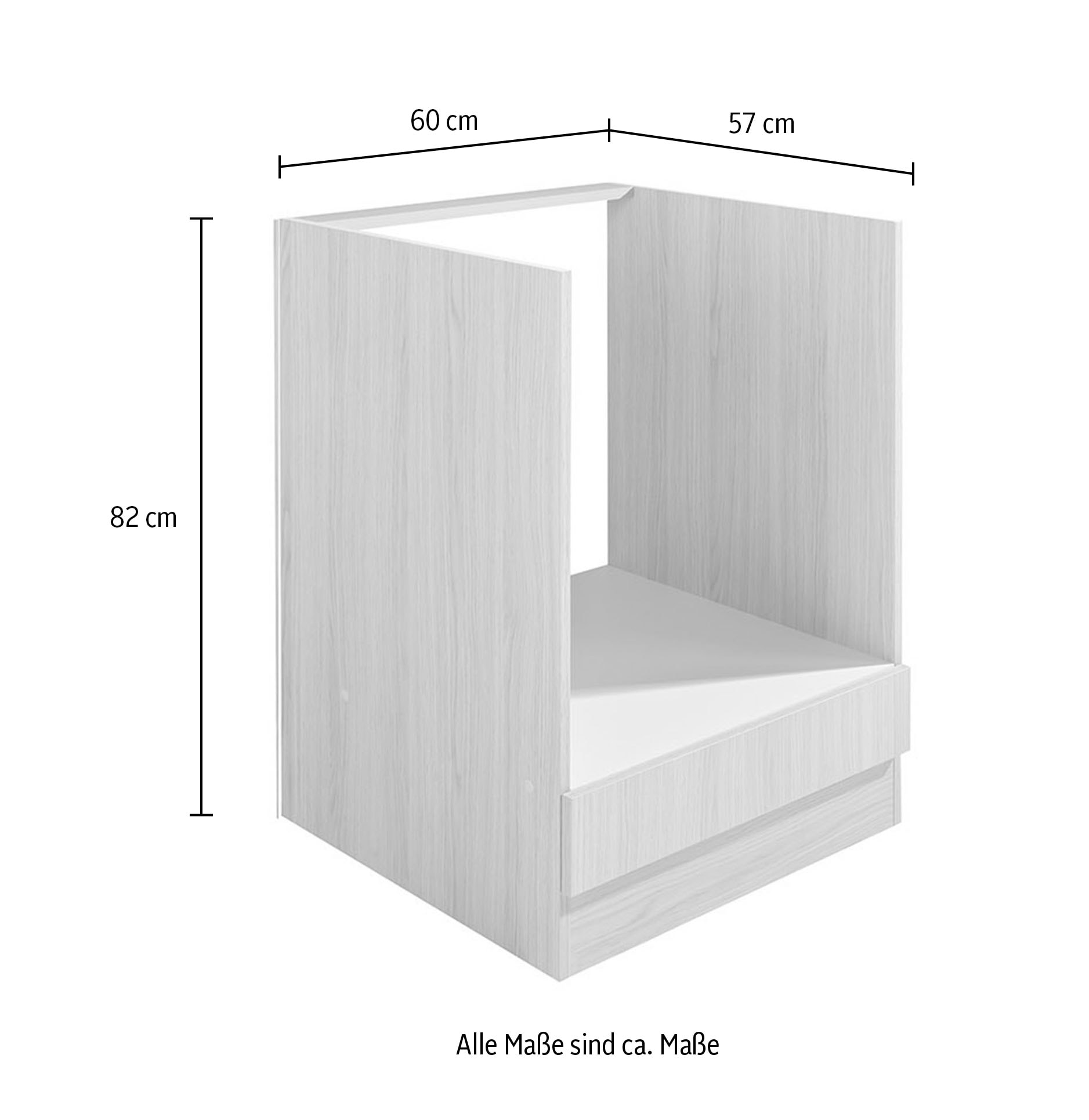 wiho Küchen Armoire encastrée pour cuisinière »Filo« 60 cm breit, ohne Arbeitsplatte