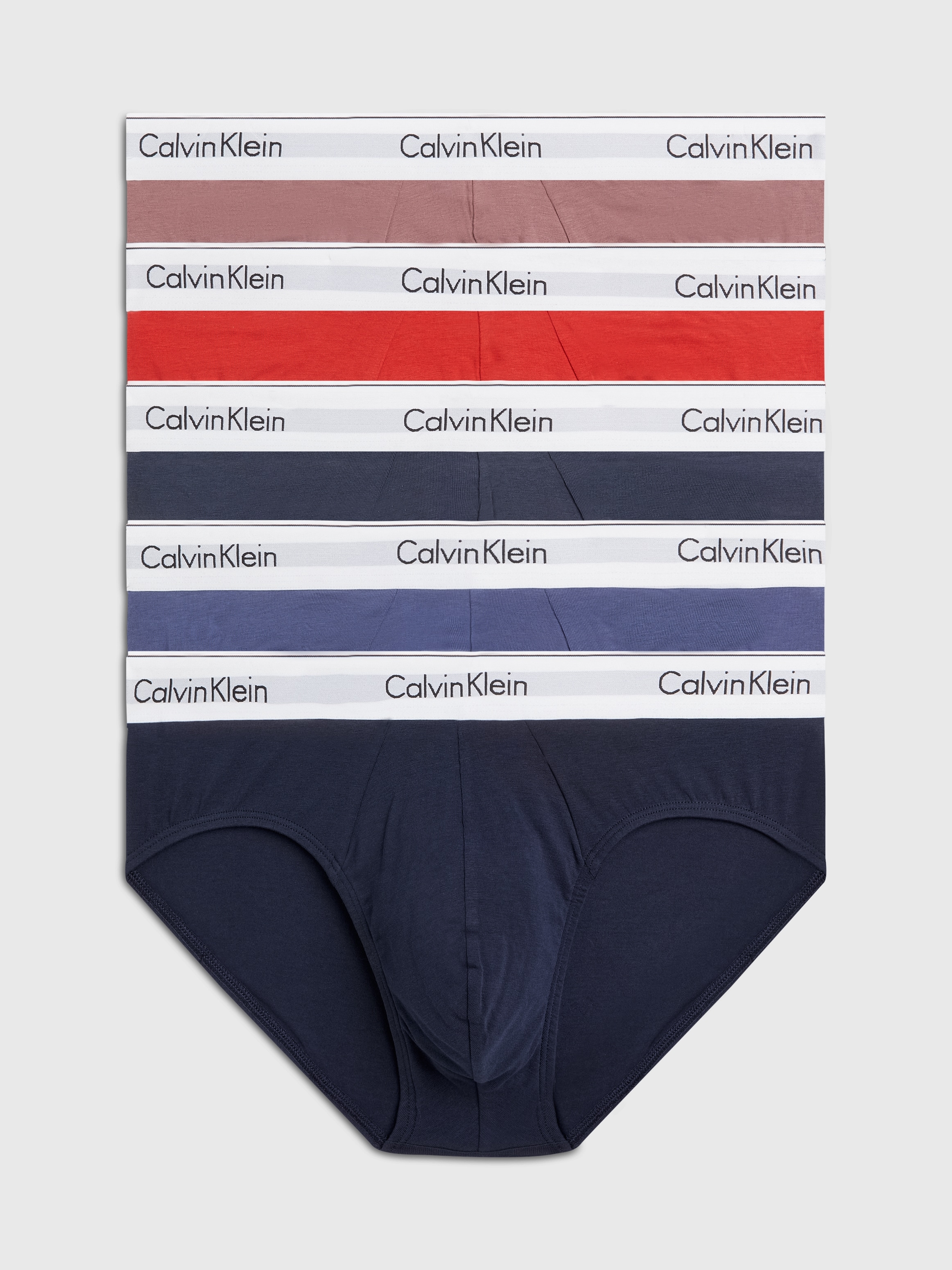 Calvin Klein Underwear Slip »HIP BRIEF 5PK«, (Packung, 5 St., 5er), mit Logo-Stretchbund
