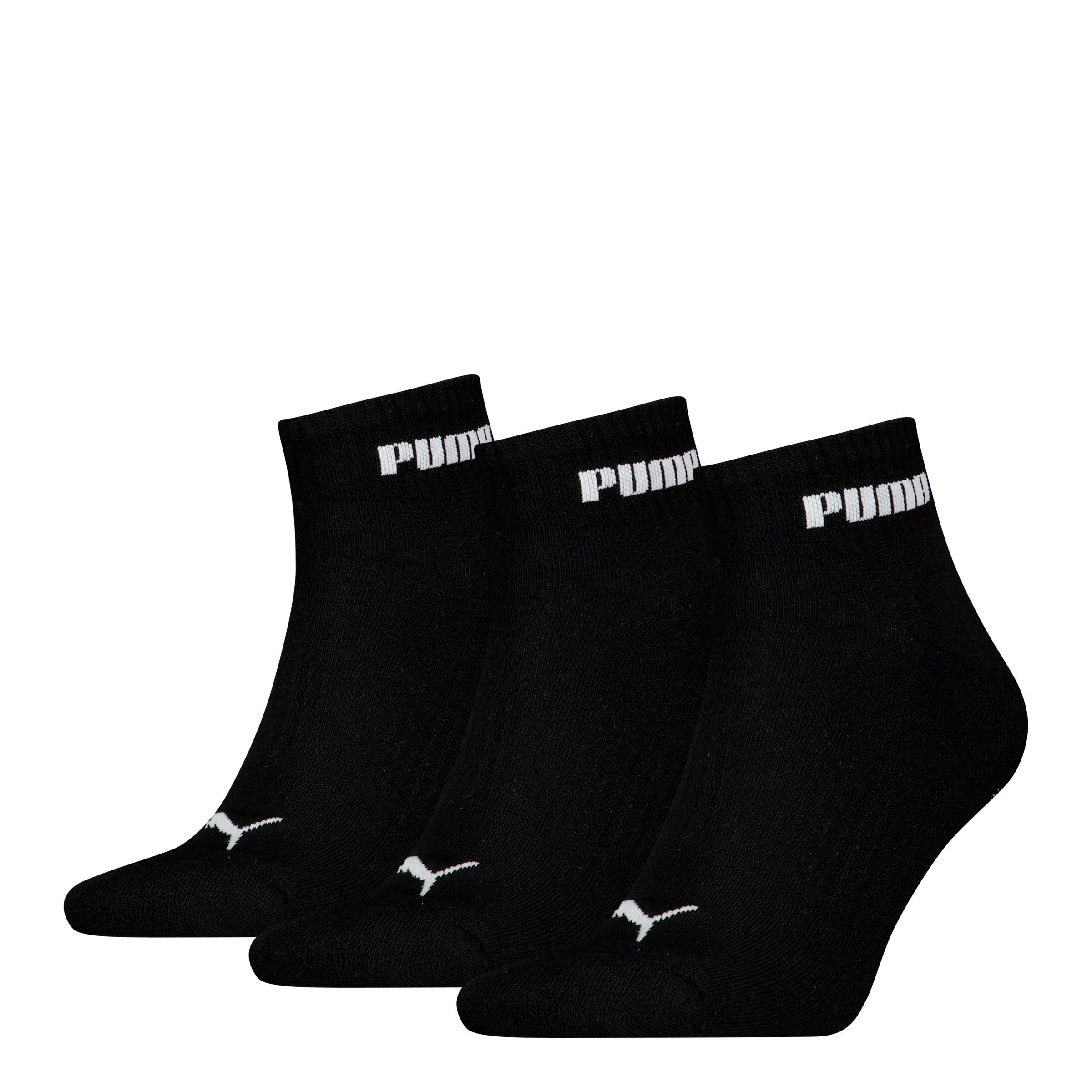 Image of PUMA Kurzsocken "PUMA UNISEX CUSHIONED NEXT QUARTER 3P" 3 Paar, 3 Paar tlg. mit gepolsterter Sohle