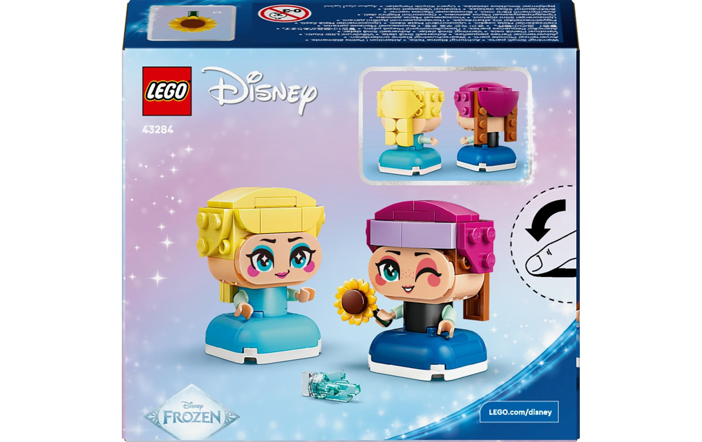   Konstruktionsspielsteine »Disney Princess Die Mini-Prinzessinnen Anna und Elsa 43284« Kategorie: Disney
