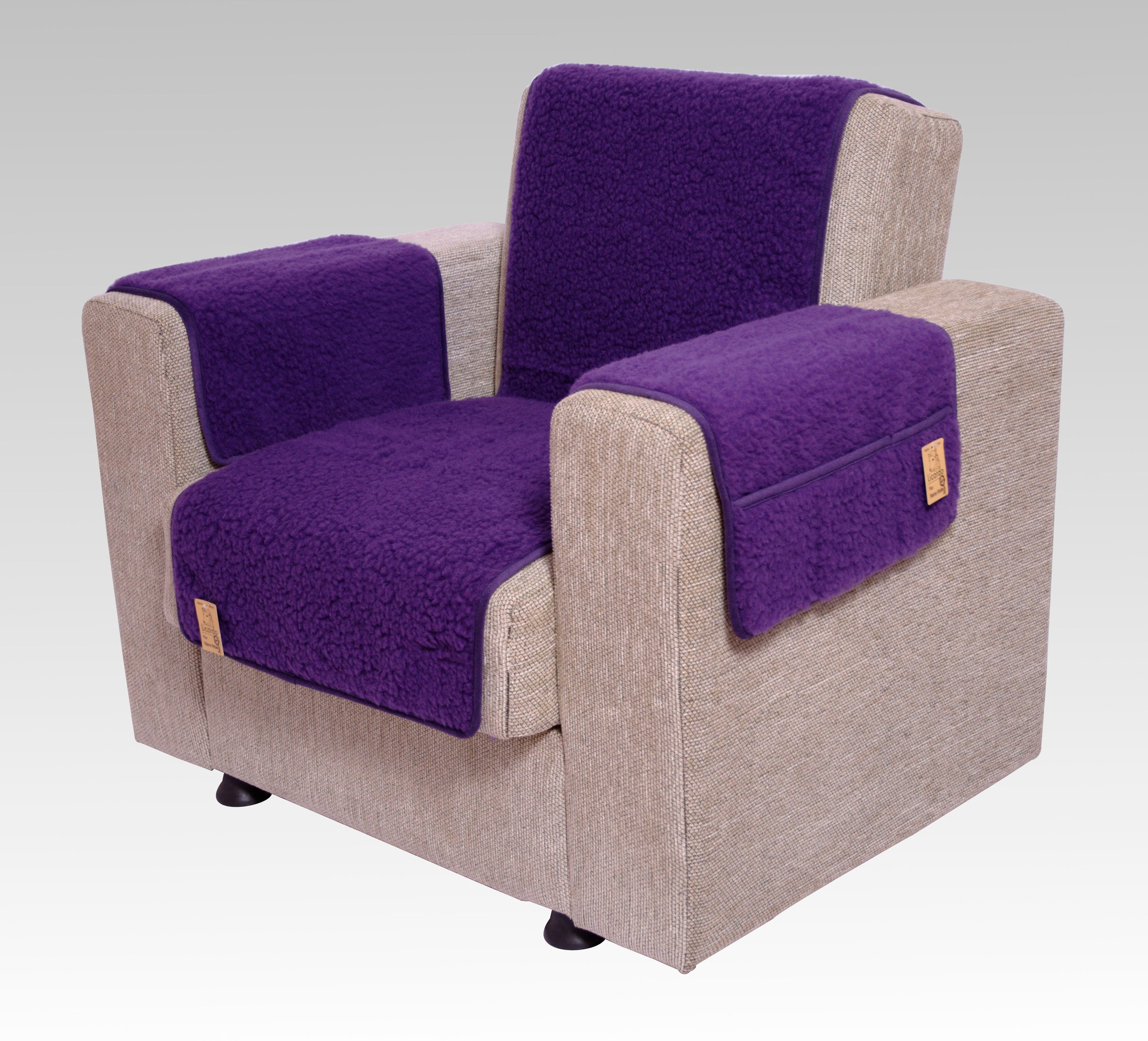 Image of Linke Licardo Sesselschoner »Cosy«, mit Armlehnenschonern aus reiner Schurwolle bei Ackermann Versand Schweiz