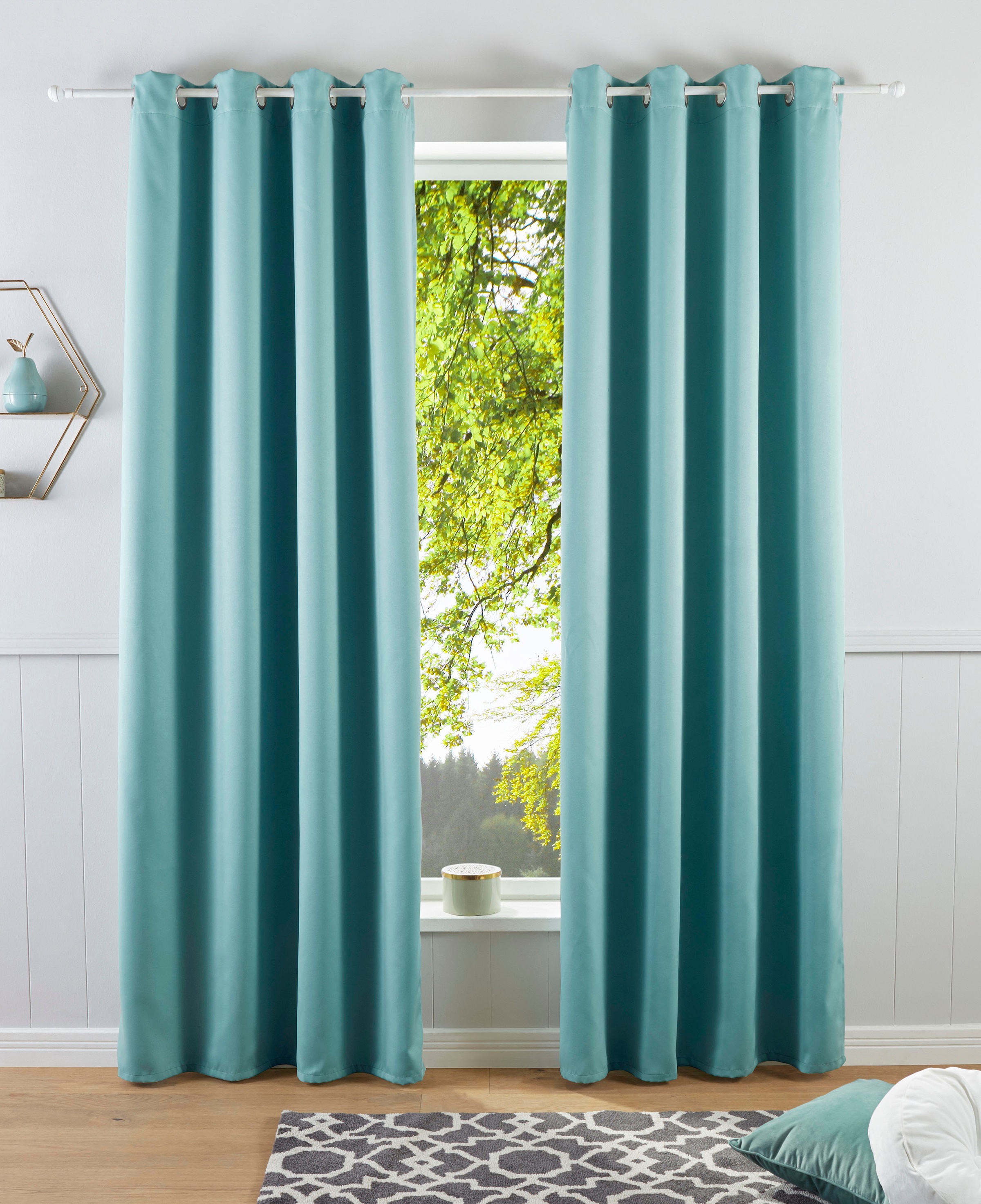 Image of Guido Maria Kretschmer Home&Living Vorhang »Geriet«, (1 St.), verdunkelnd, gewebt, monochrom, basic bei Ackermann Versand Schweiz