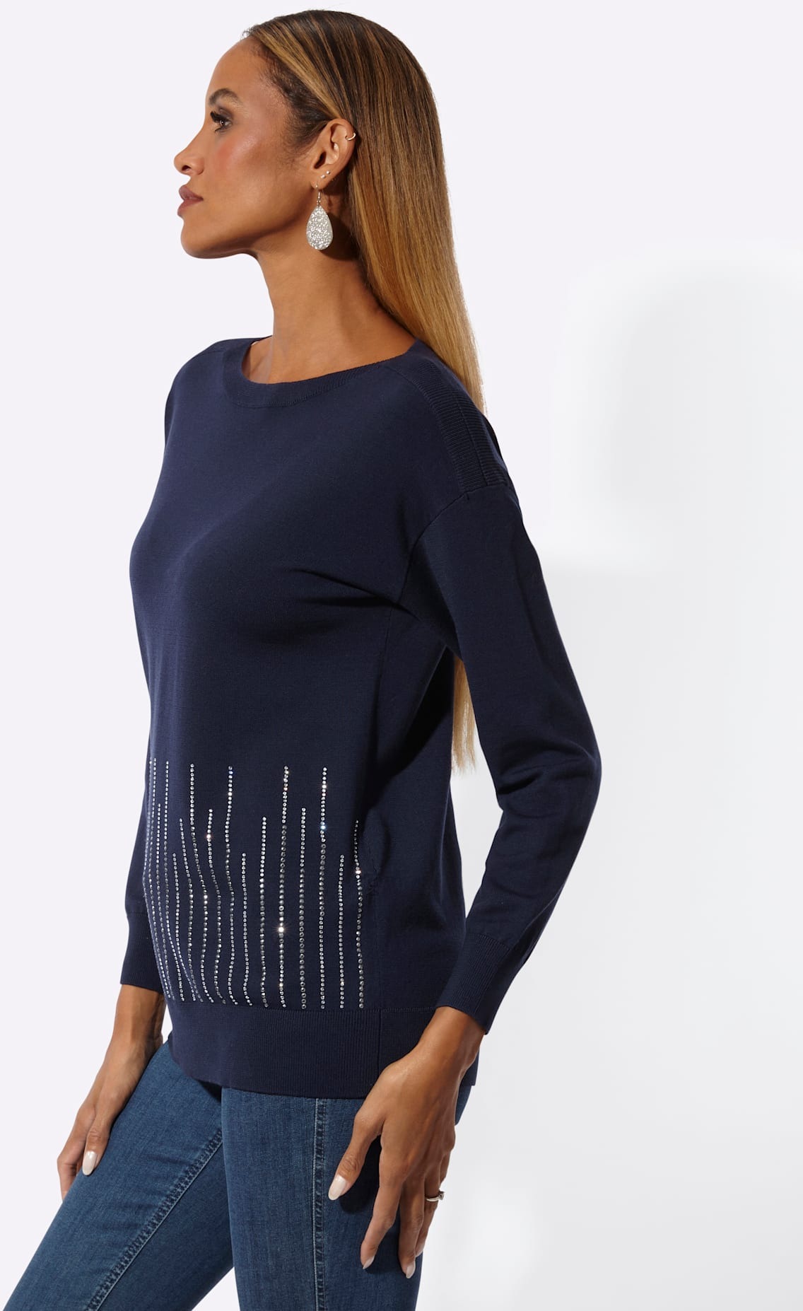 creation L Strickpullover »Lyocell-Mix-Pullover«