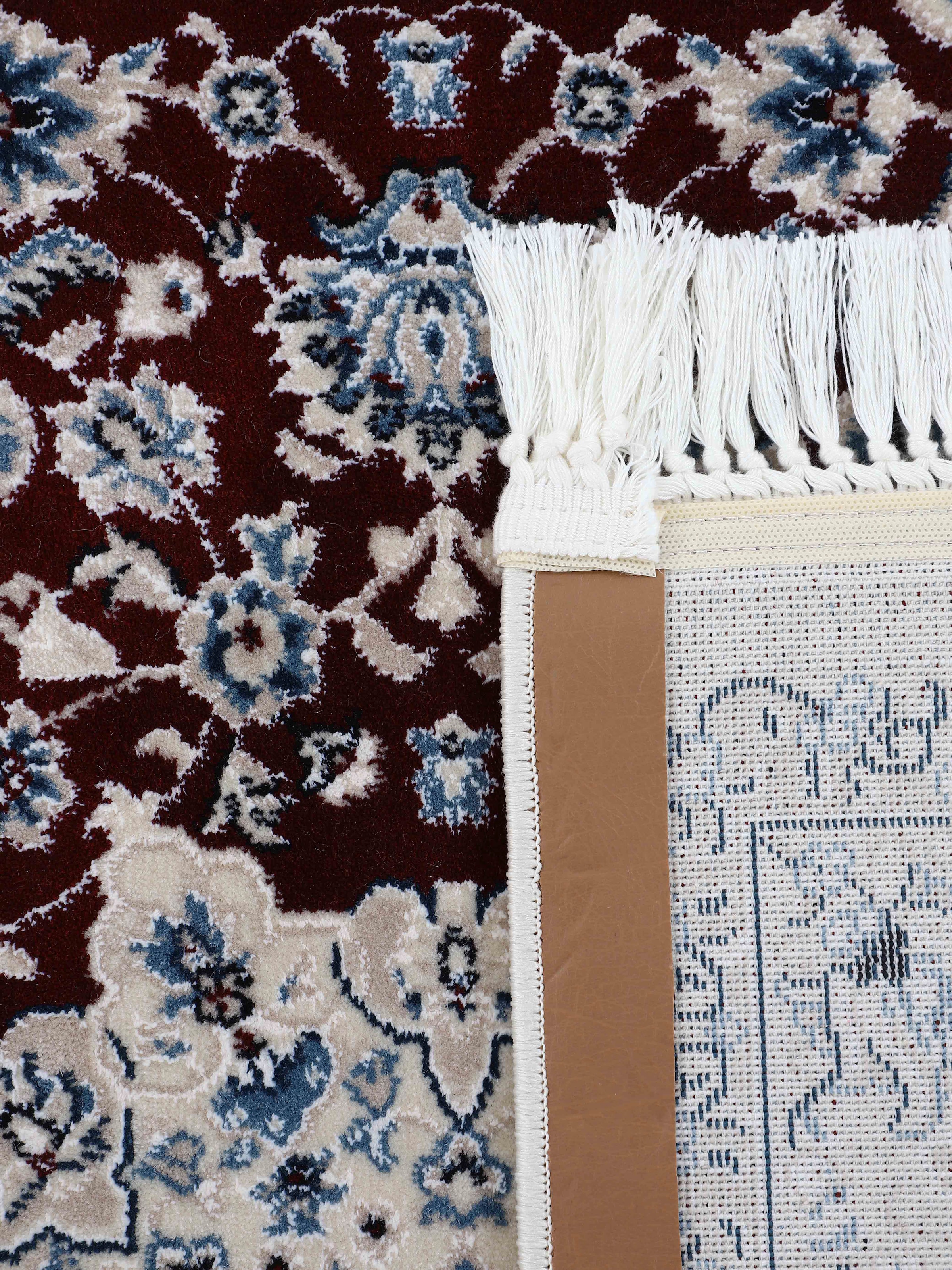 carpetfine Teppich »Nain Diane ,   auch als Läufer« rechteckig 8 mm Höhe Kurzflor mit Fransen, Vintage Orient Look, Wohnzimmer