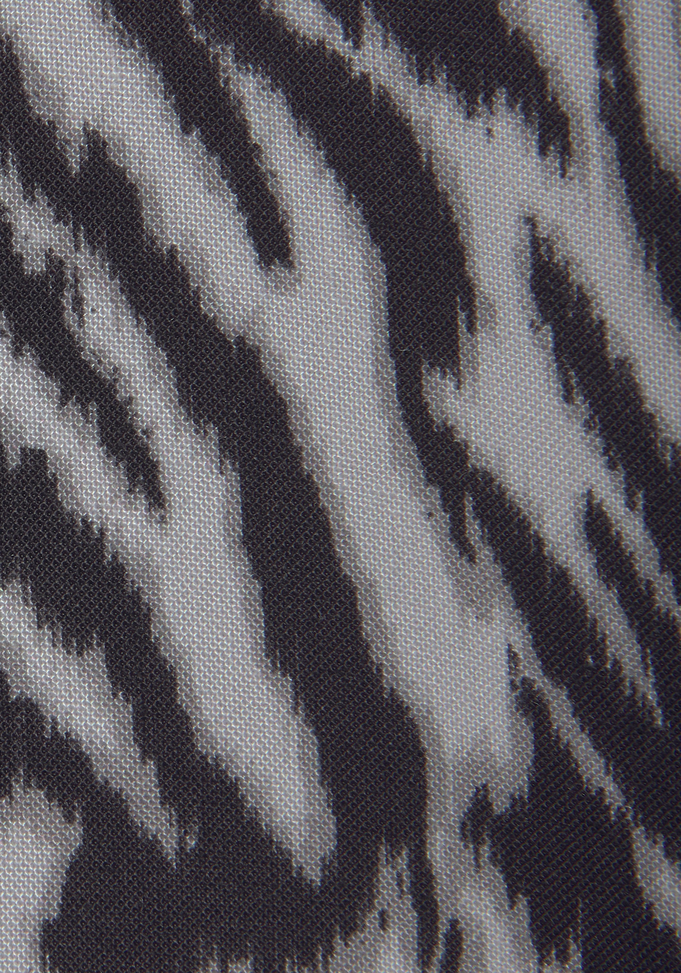♕ LASCANA Schlupfbluse, mit Zebraprint und modischen Knöpfen, Kurzarmbluse,  sommerlich versandkostenfrei auf