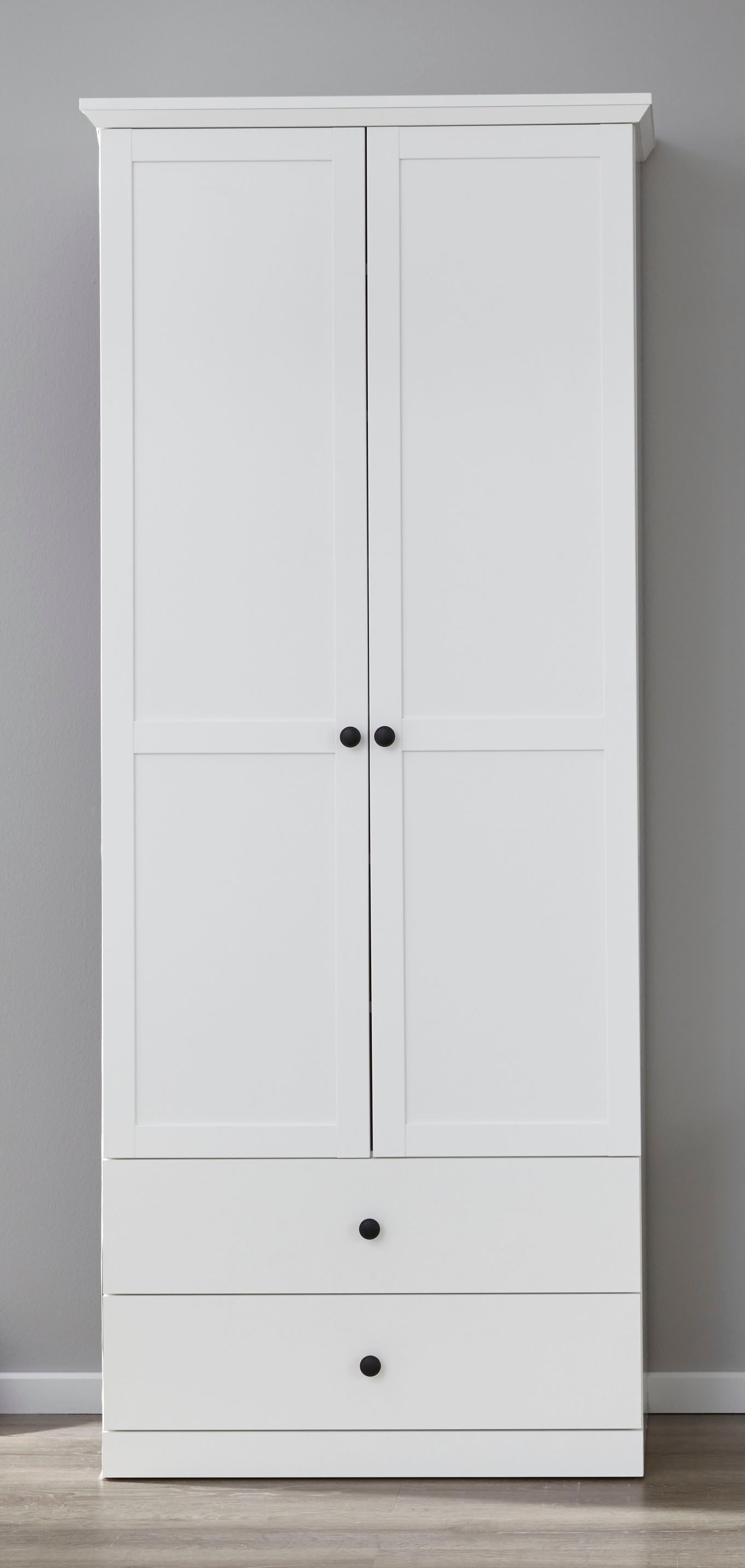 Image of Home affaire Garderobenschrank "Örebro" zeitloser Landhausstil, mit Vollauszug