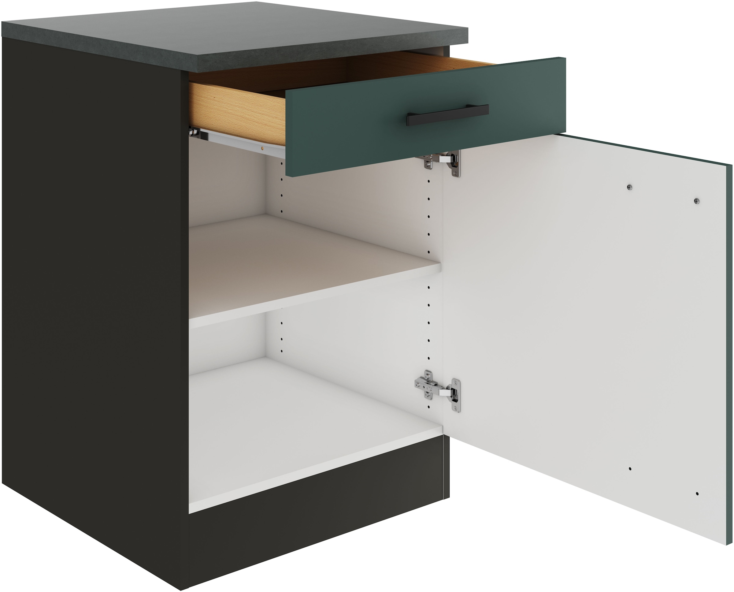 OPTIFIT Unterschrank »Palma« Breite 60 cm, mit 1 Tür und 1 Schubkasten
