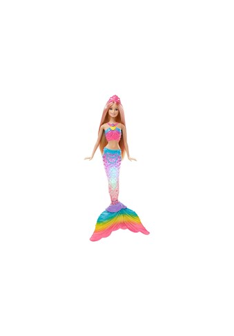 Barbie Spielfigur »Puppe Regenbogenlicht-Meerjungfrau«, (2 tlg.) kaufen