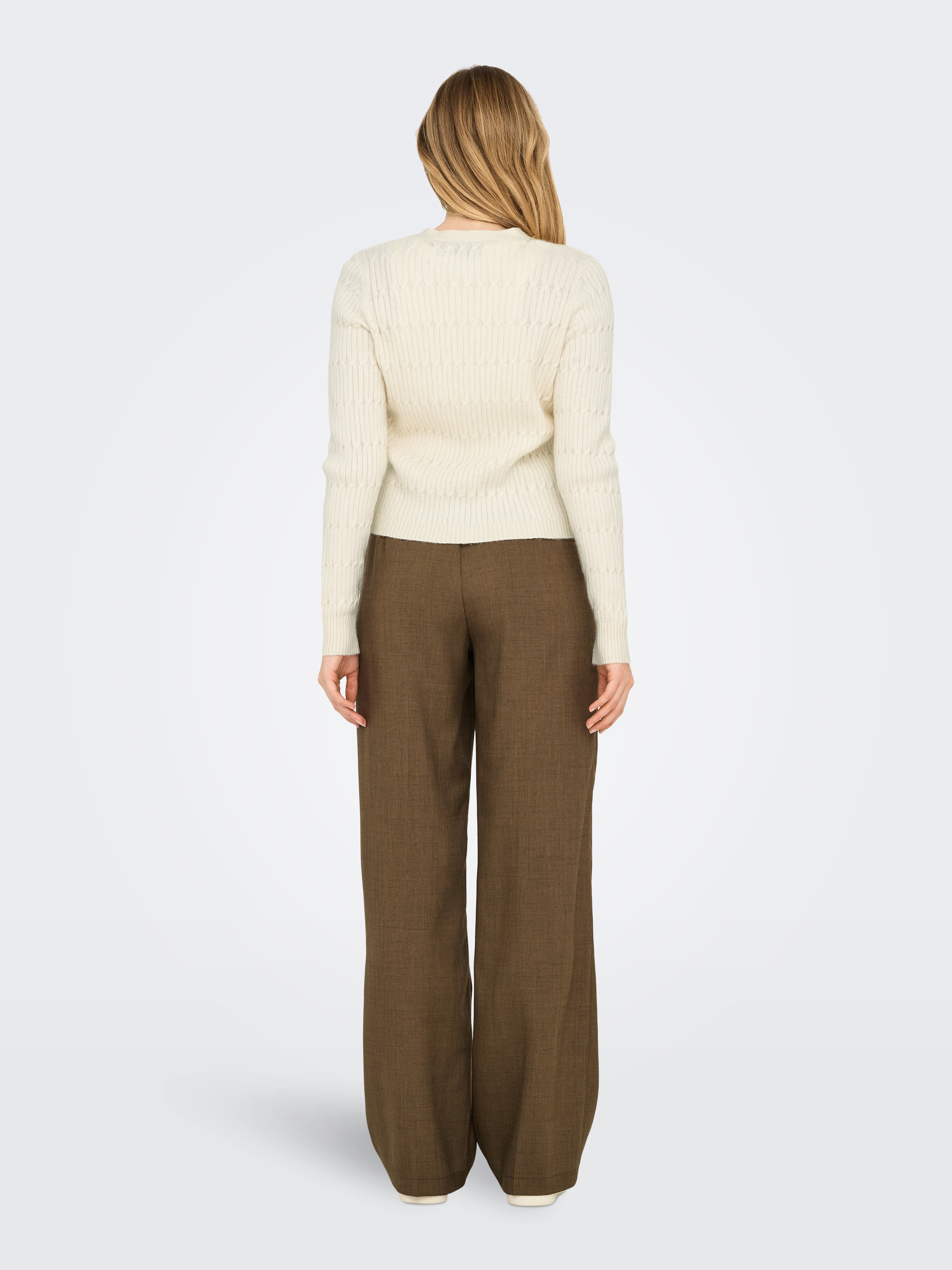 ONLY Strickjacke »ONLKATIA LS CABLE V-NECK CARDIGAN CC KNT«