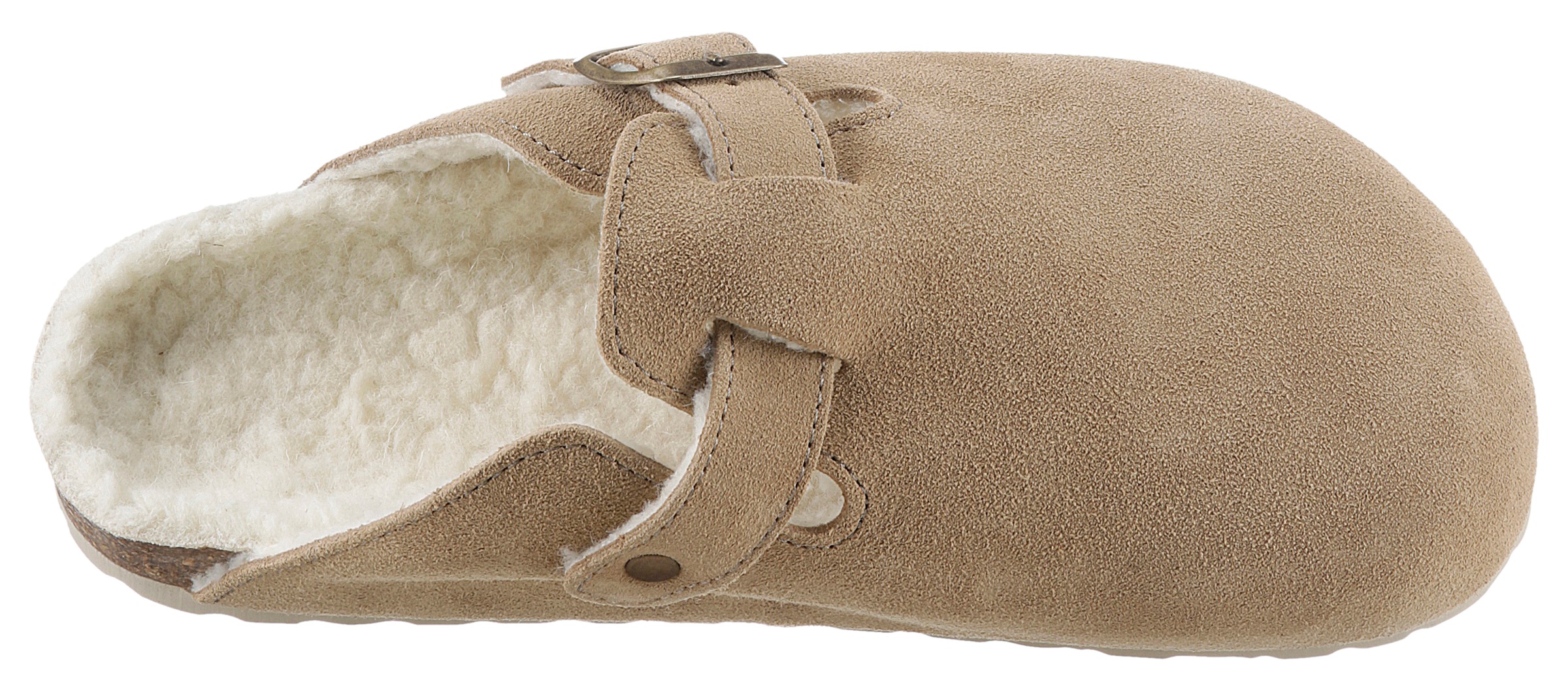 Aniston SHOES Sabot »Esc«  chausson, pantoufle, chausson d'intérieur avec doublure chaude