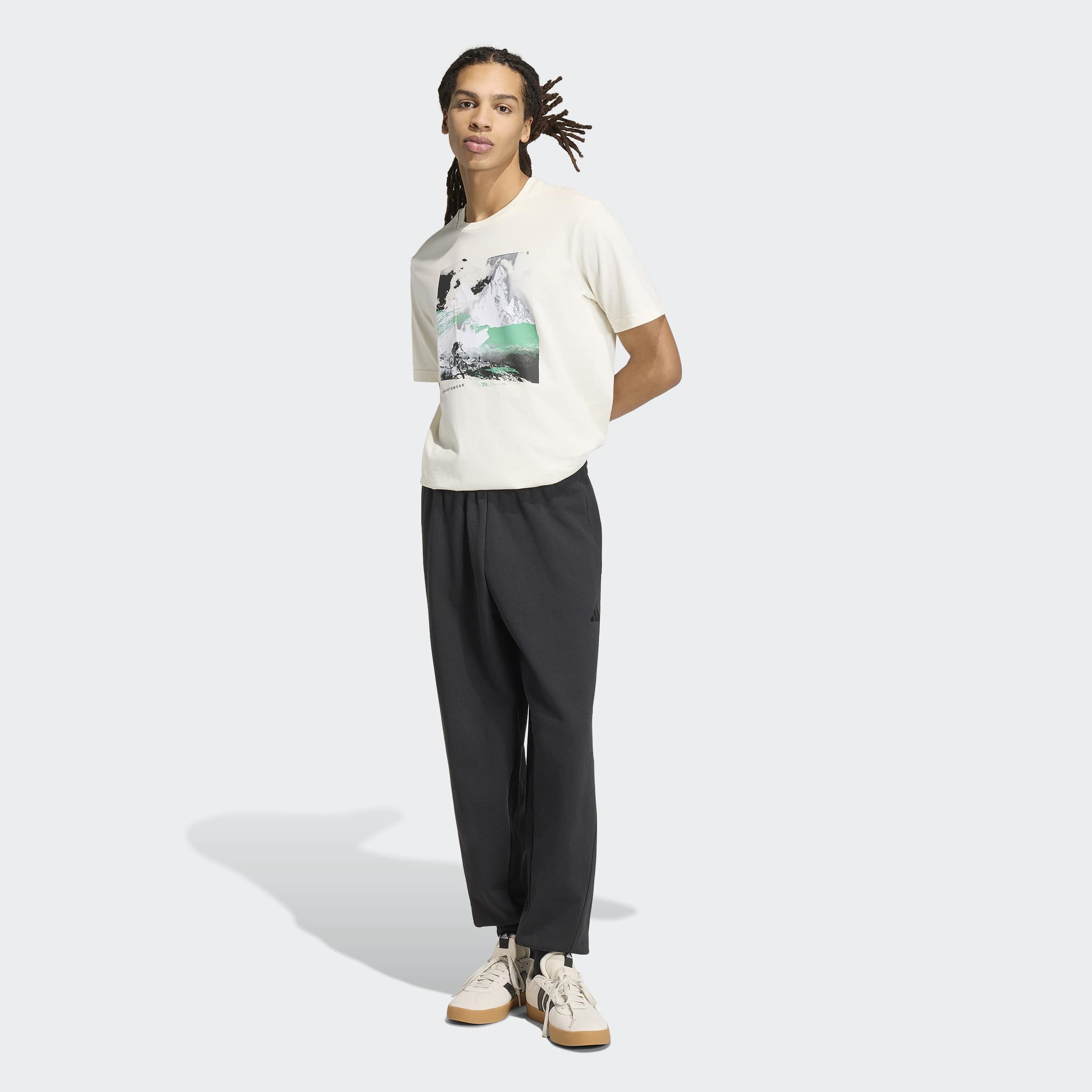 adidas Sportswear T-Shirt »M MOS OUTDOOR T« für Erwachsene, mit Rundhalsausschnitt, ohne Verschluss, aus Baumwolle