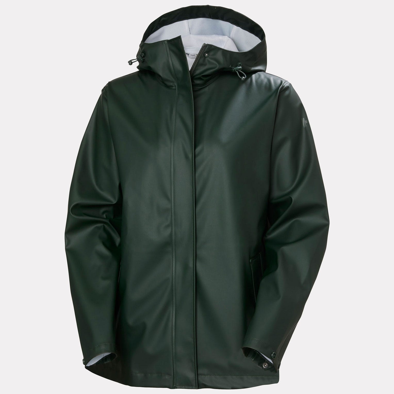 Helly Hansen Veste de pluie »W MOSS JACKET« avec capuche avec col montant, coupe-vent, tissu PU imperméable
