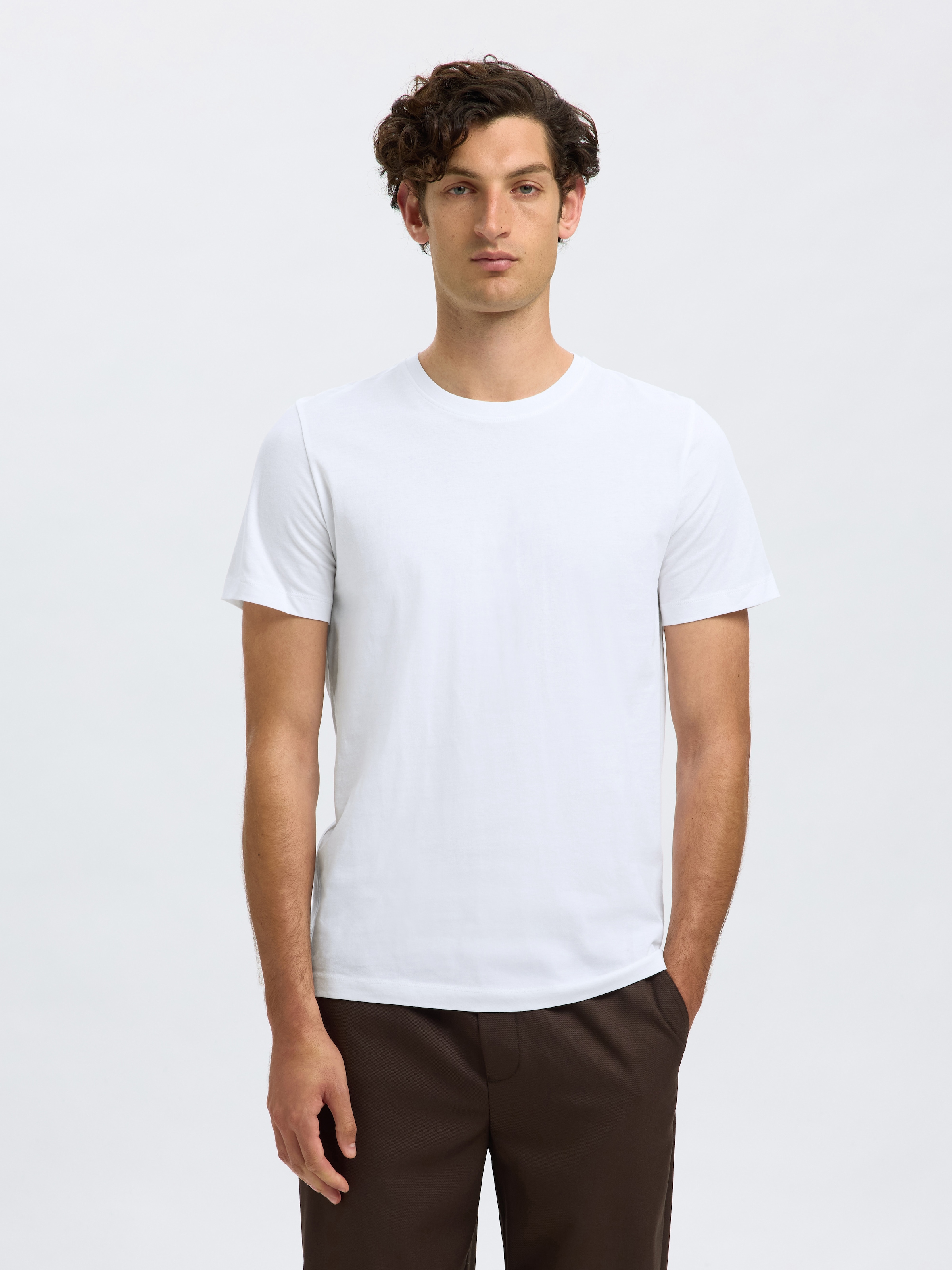 SELECTED HOMME Rundhalsshirt »SLHCORMAC SS O-NECK TEE 5 PACK NOOS«, (Packung, 5 tlg.)
