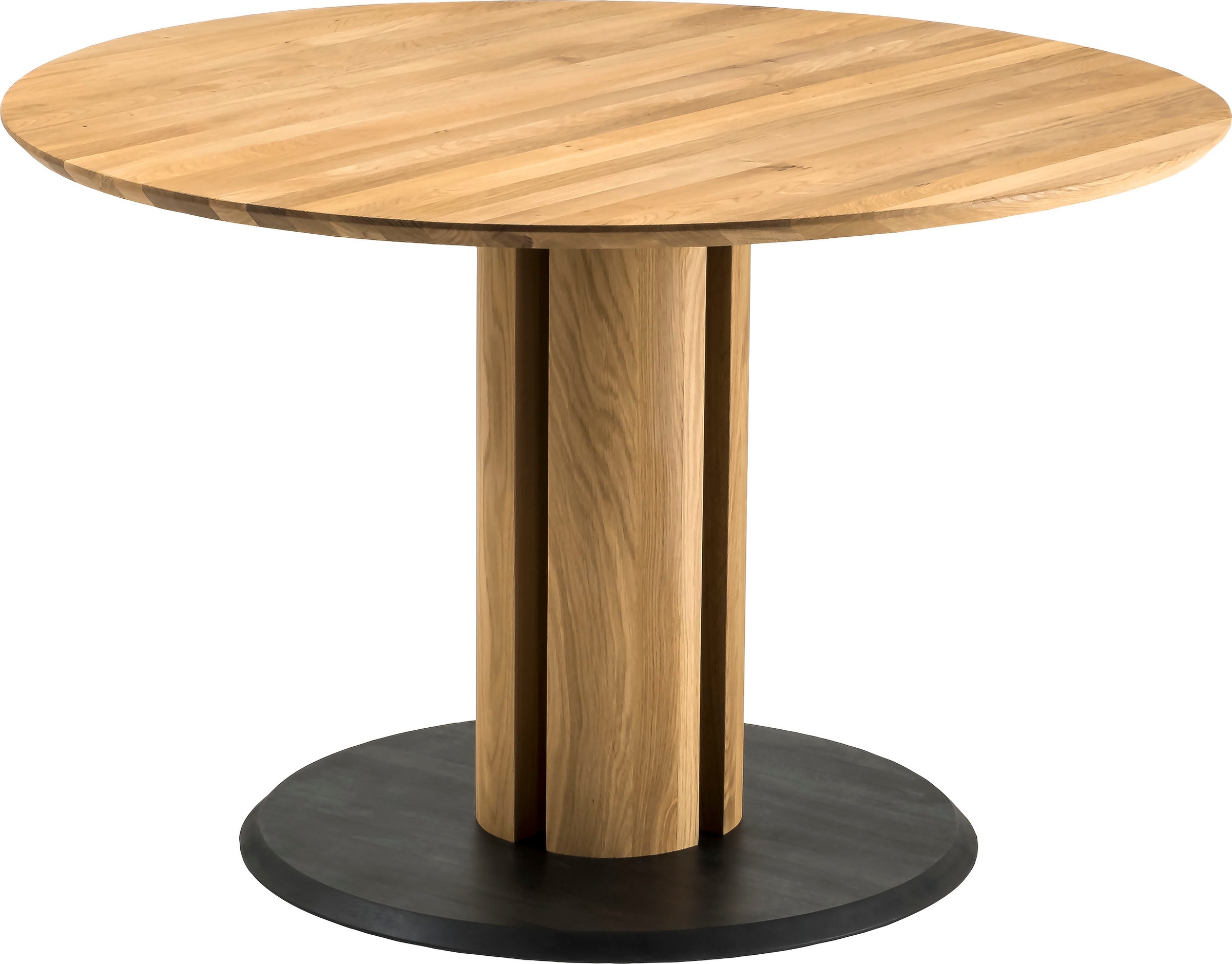 Image of MCA living Esstisch »Centurion«, Esszimmertisch Rund 120 cm breit, FSC zertifiziertes Wildeiche Massivholz bei Ackermann Versand Schweiz