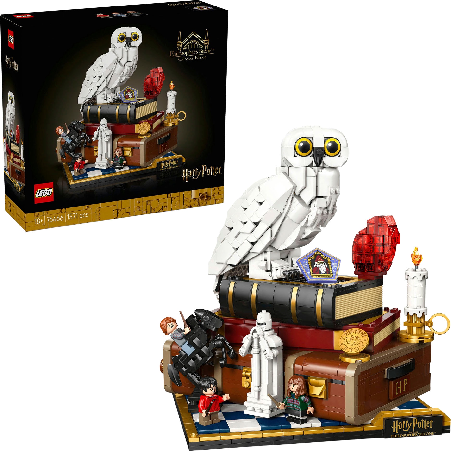 Image of LEGO Konstruktionsspielsteine "Stein der Weisen – Sammleredition (76466), LEGO Harry Potter"