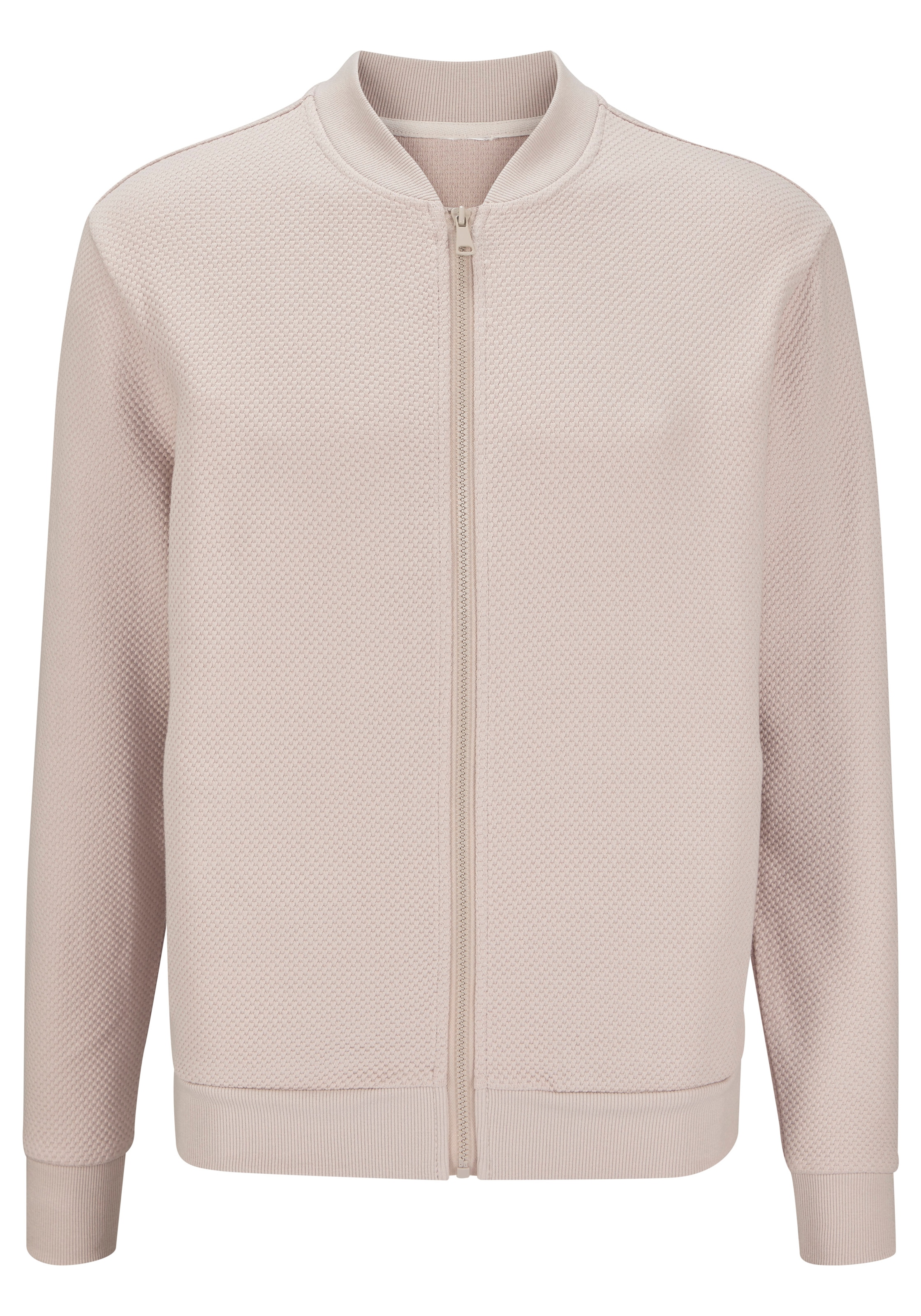 John Devin Sweatjacke »aus Struktur-Qualität«