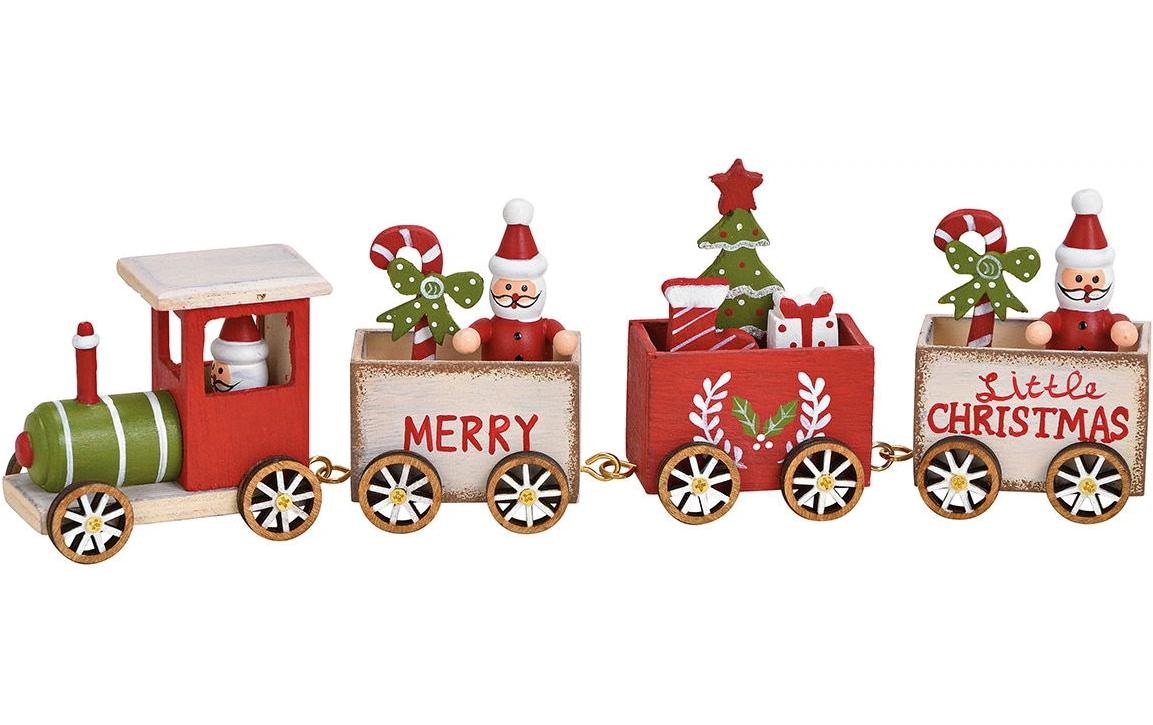 Image of Weihnachtsfigur "G. Wurm Weihnachtszug 28 cm"