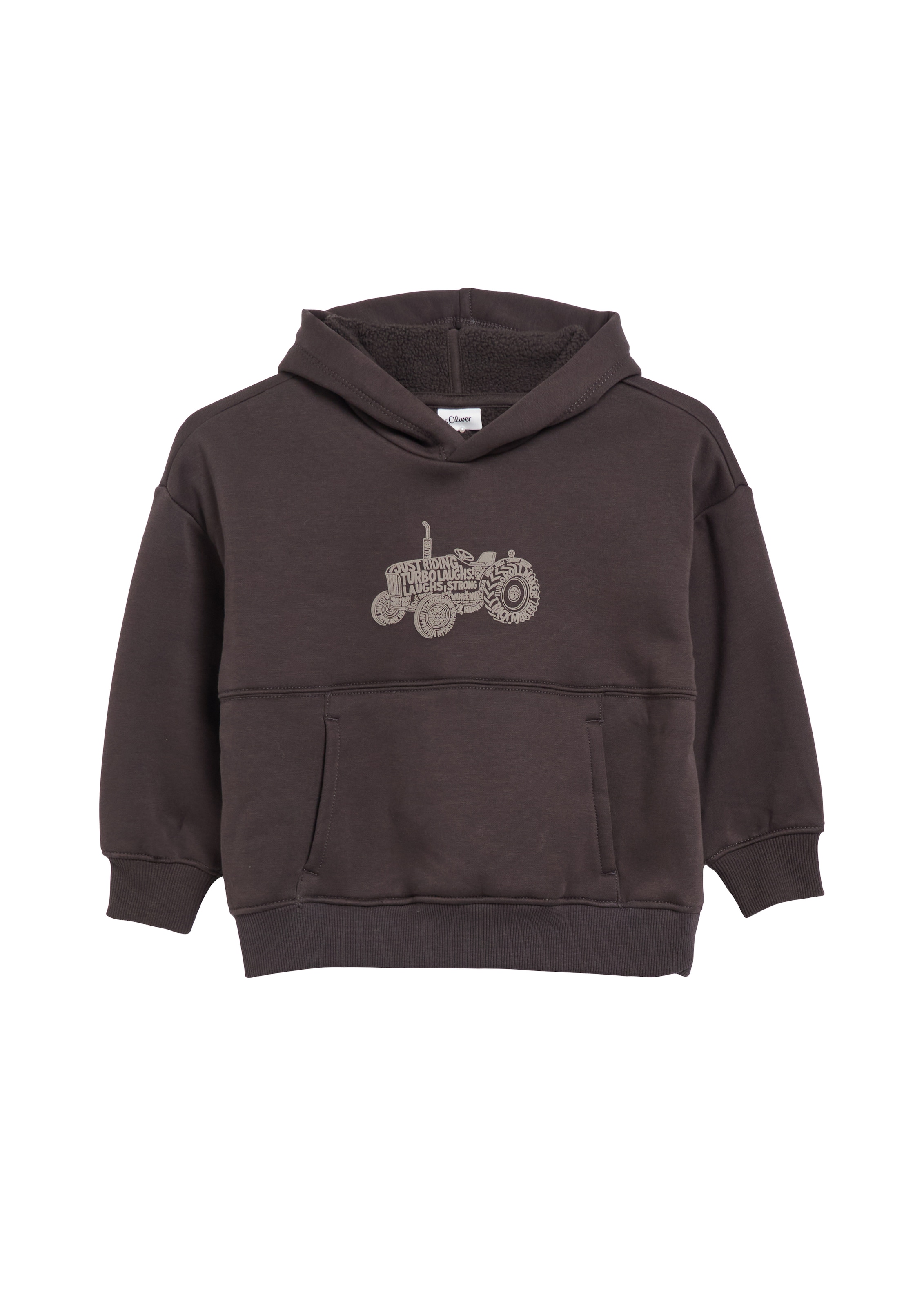 Image of s.Oliver Junior Kapuzensweatshirt, mit Frontprint / für Boys