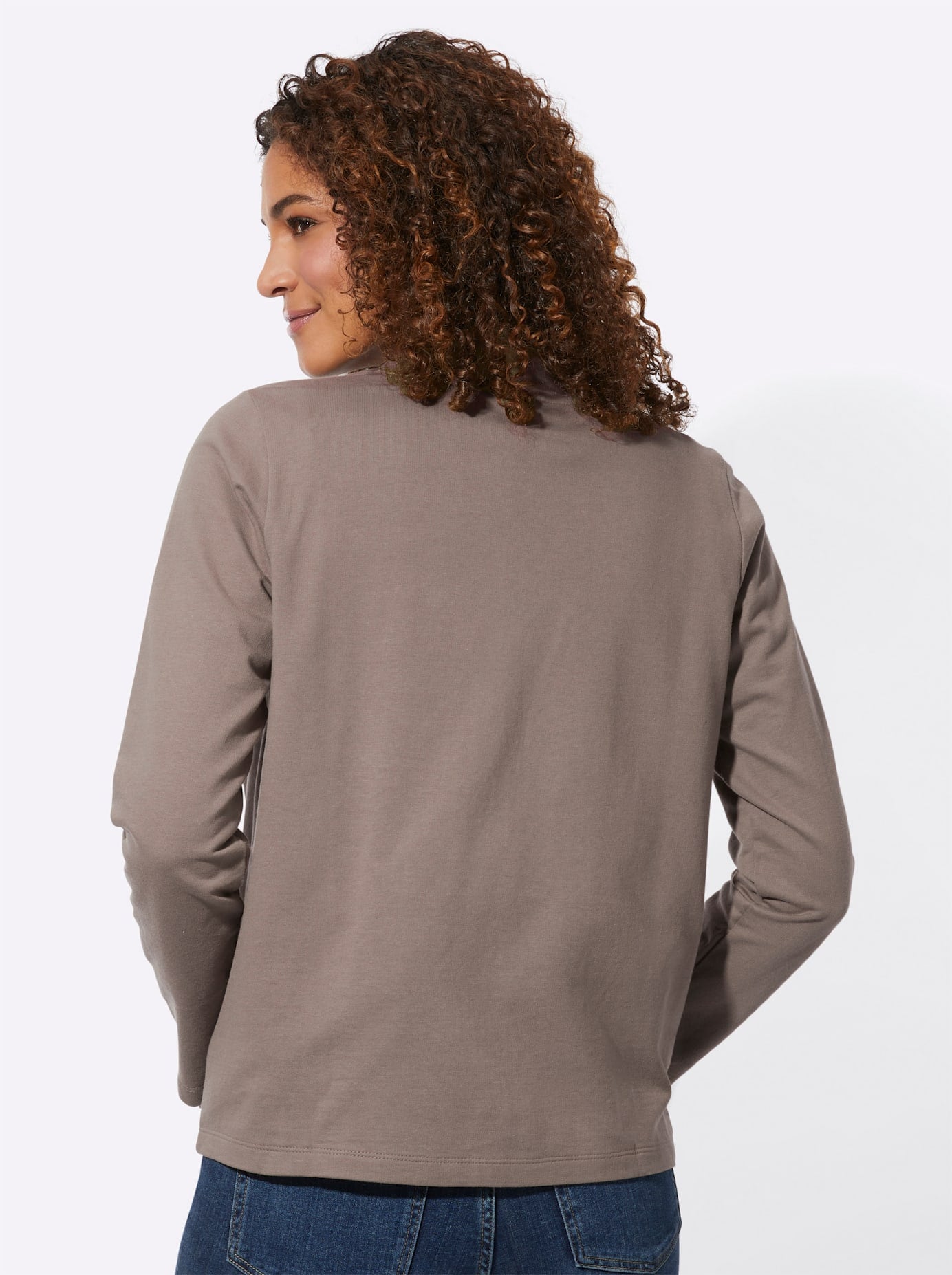 Casual Looks Shirtjacke »Sweatjacke«, (1 tlg.)