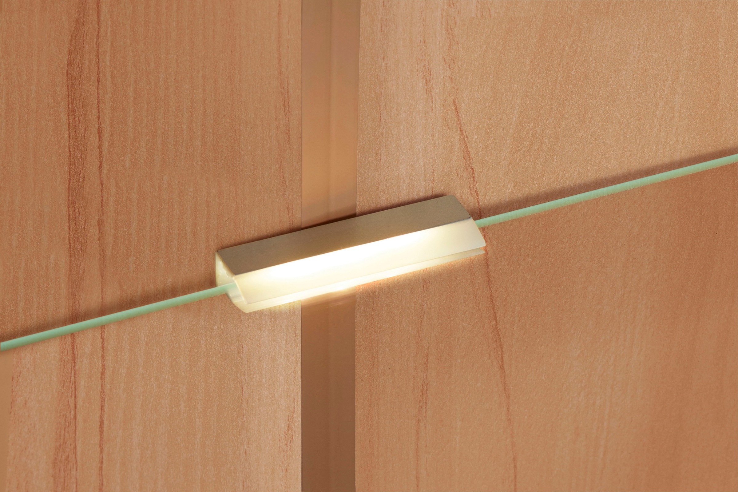 Home affaire Wohnwand »Falco«, (Set, 3 St., 3), Fronten aus Massivholz