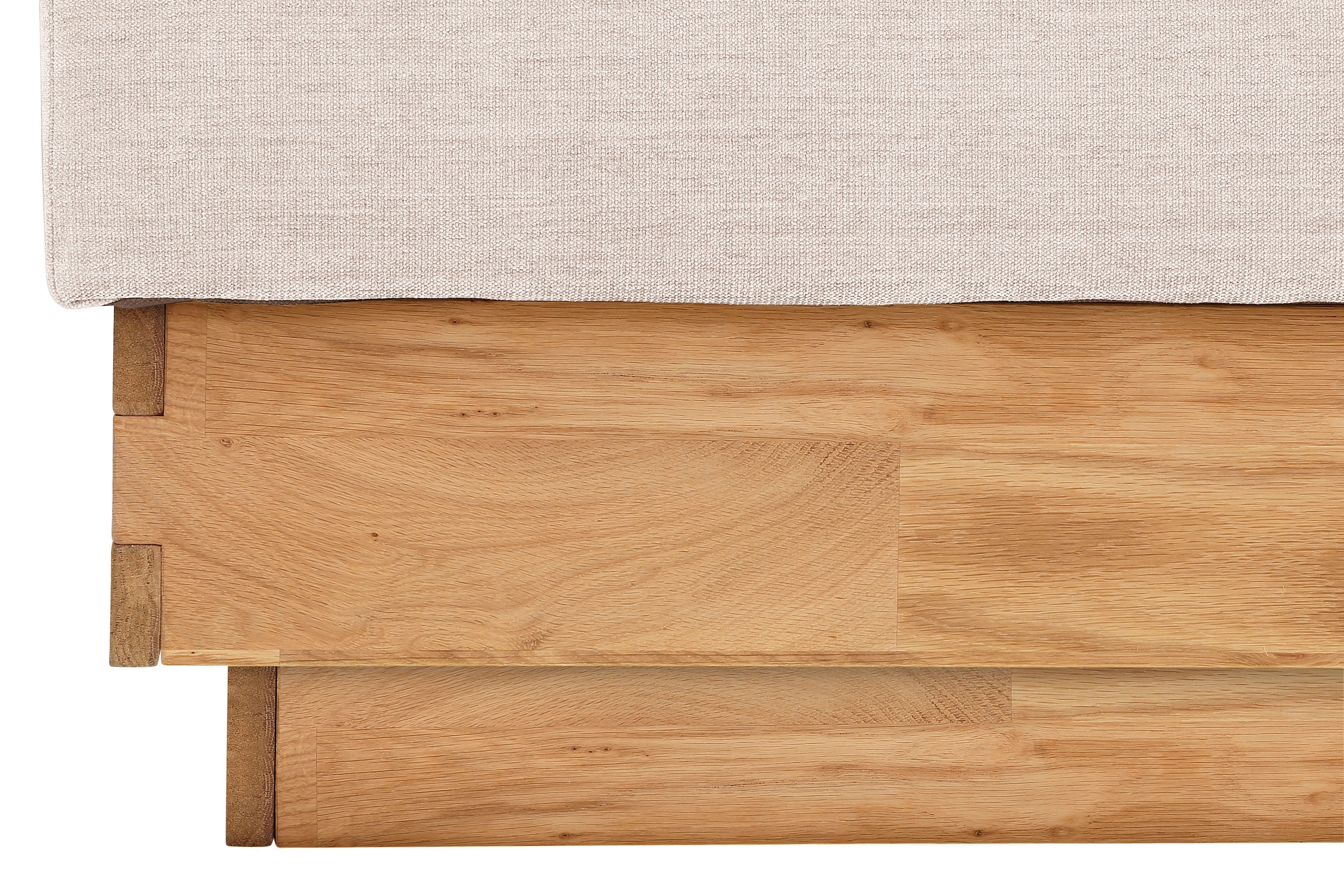 GOODproduct Boxspringbett »Jenna«, ohne LED-Beleuchtung, mit zertifizierten, recycelten Bezugsstoffen