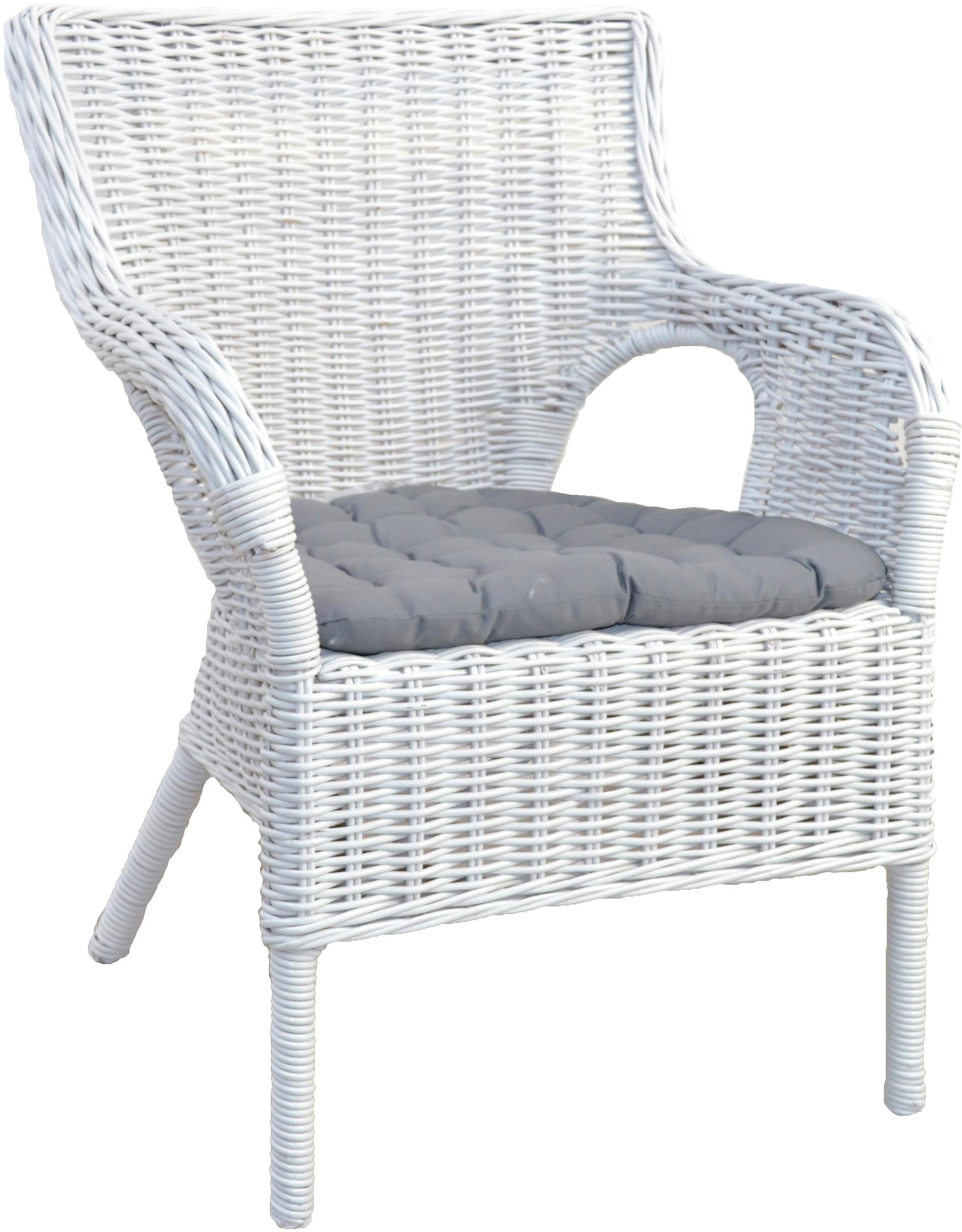 HOFMANN LIVING AND MORE Coussin d'assise cremefarbener Stoffbezug