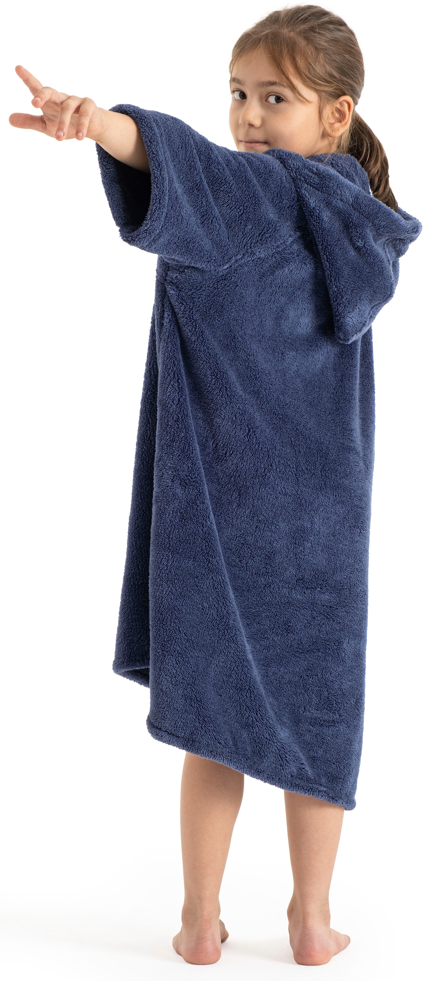 GOODproduct Poncho de bain »Lillou, für Kinder, ideal für Urlaub oder im Schwimmbad« 1 cuis weich und kuschelig, Fleece, plüsch, Surfponcho