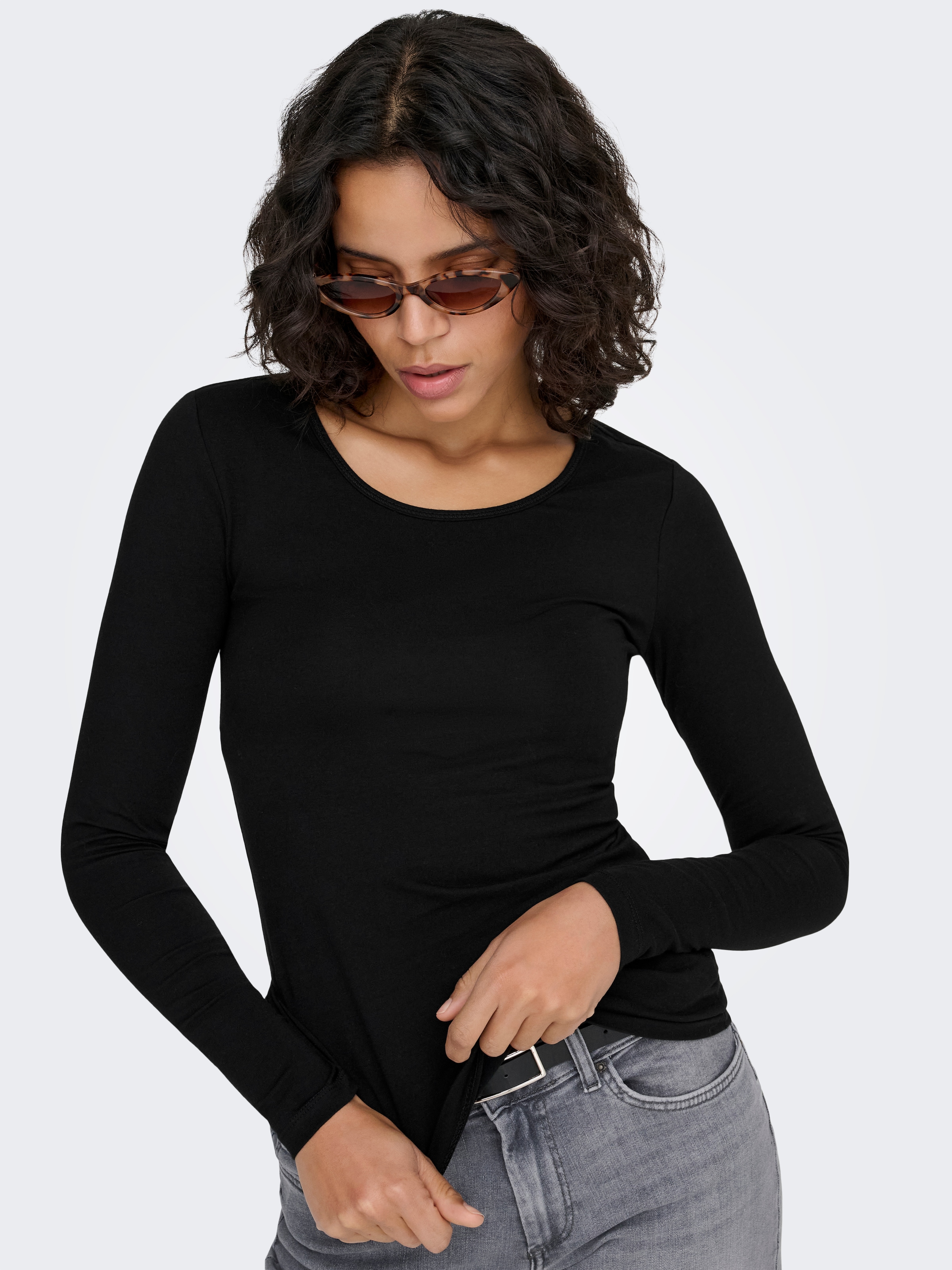 ONLY T-shirt à manches longues »ONLLIVE LOVE L/S ONECK«
