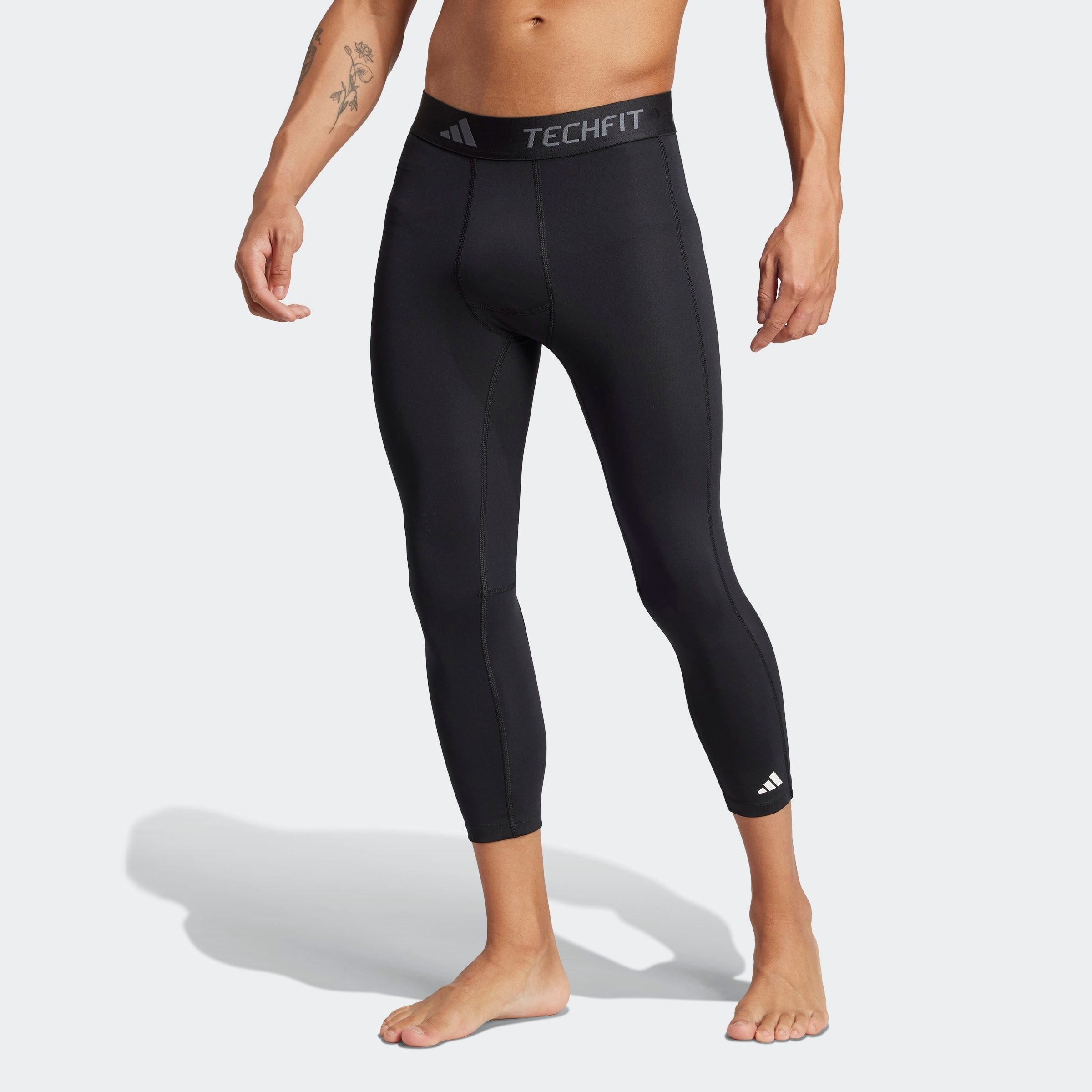 Image of adidas Performance Trainingstights "TECHFIT COMPRESSION TRAINING 3/4 TIGHTS" für Fitness, 3/4-Länge, ohne Verschluss, atmungsaktiv
