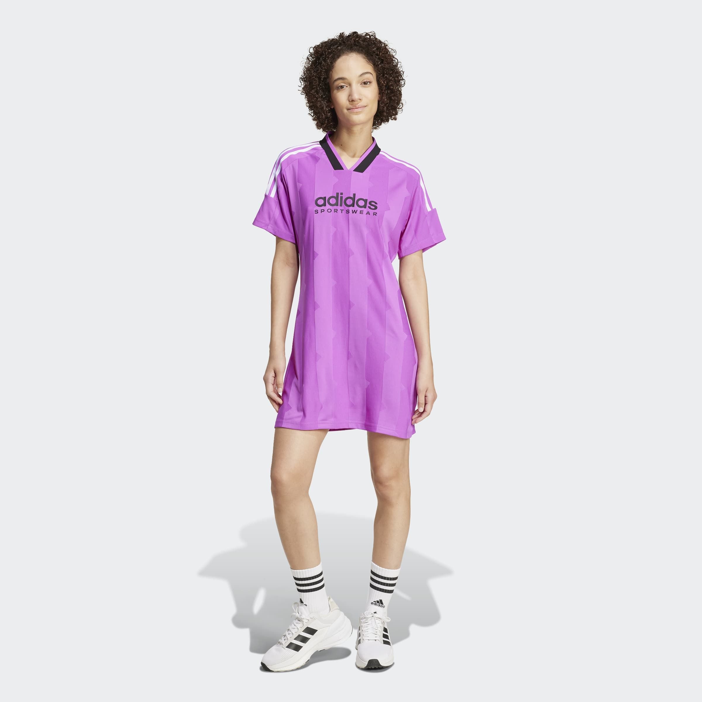 Image of adidas Sportswear Shirtkleid "TIRO CUT 3-STREIFEN JACQUARD"