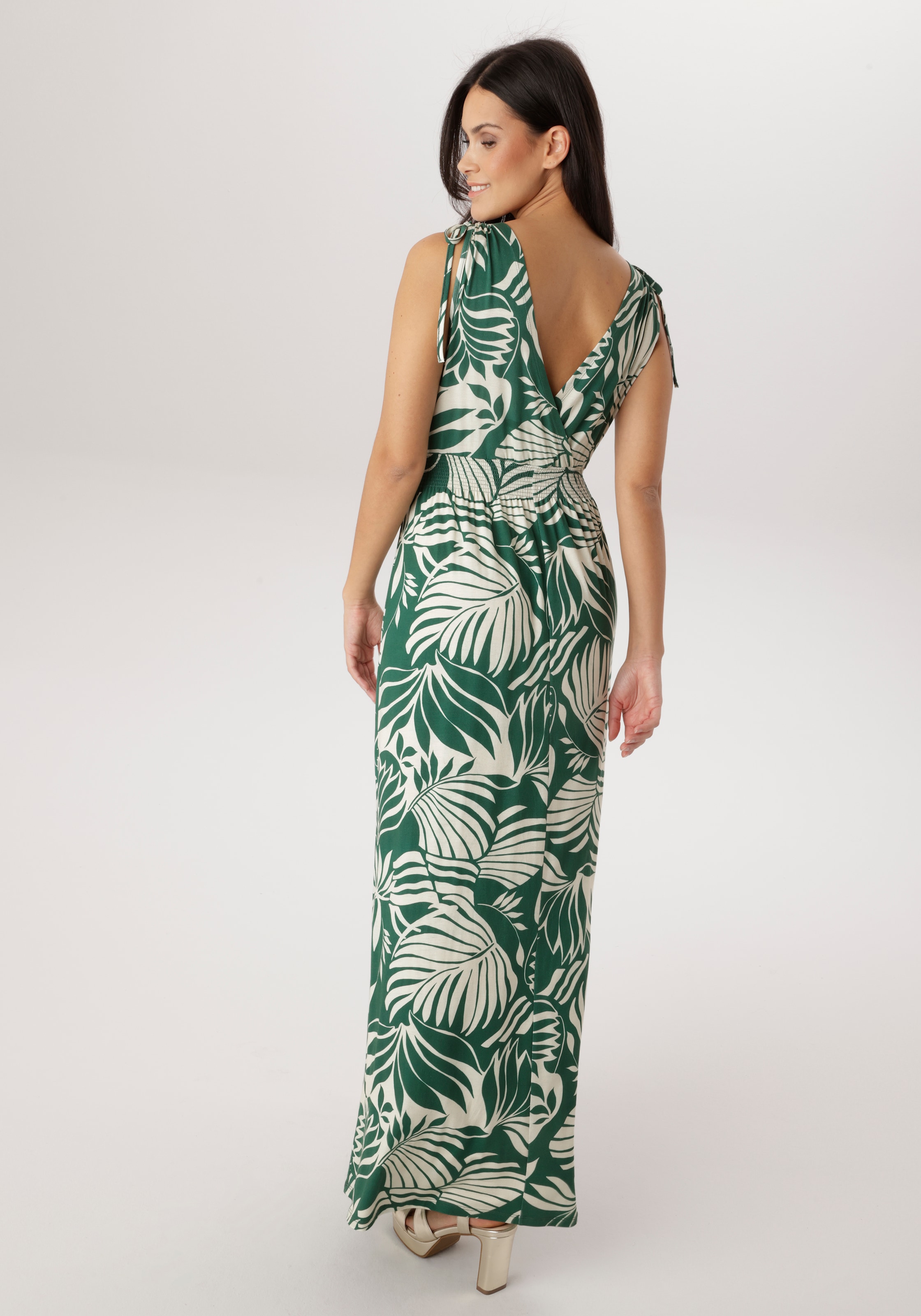 Aniston SELECTED Robe d'été mit breiten Trägern zum Raffen - NEUE KOLLEKTION