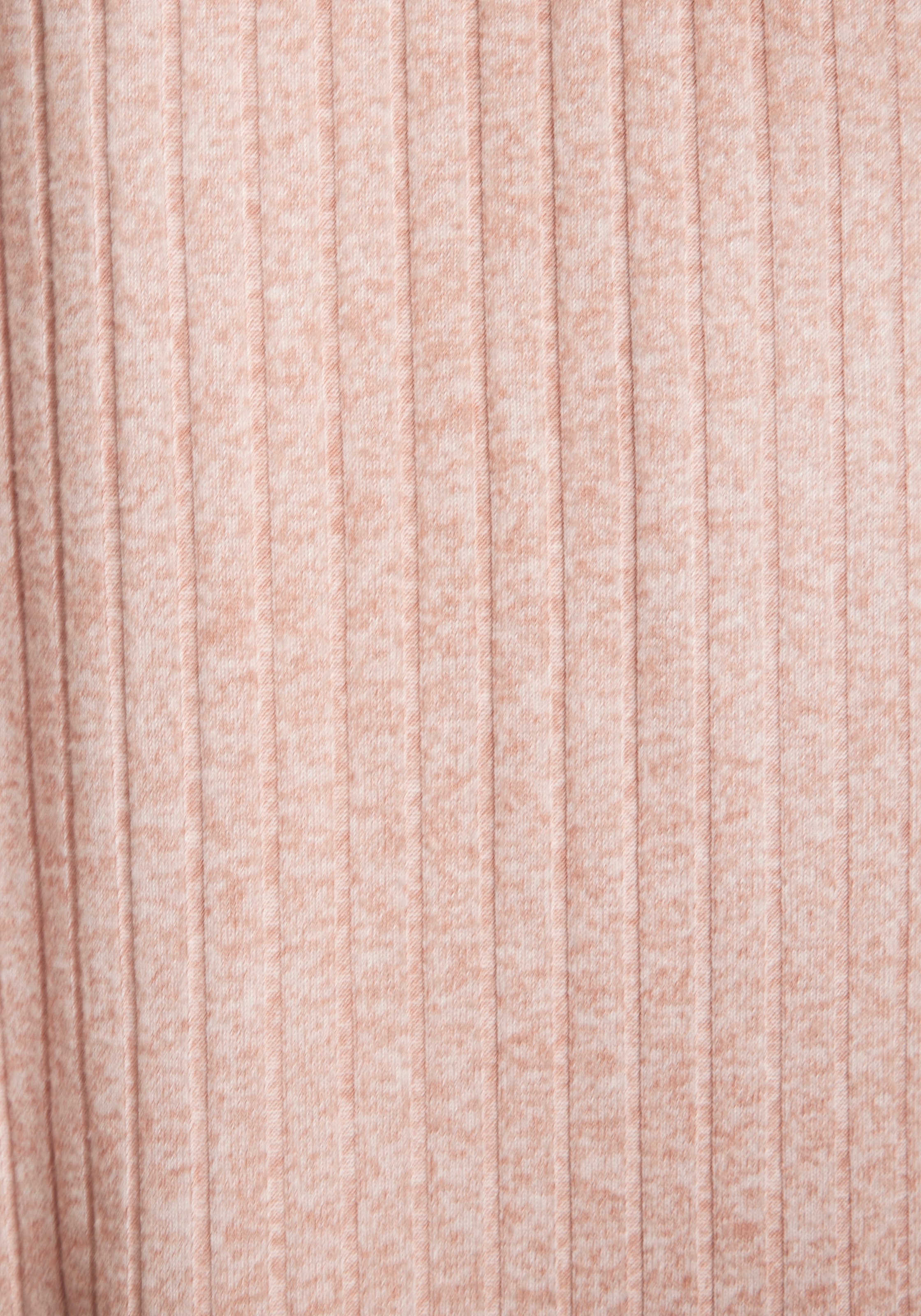 LASCANA Robe en tricot Lounge-/ Rippkleid mit weiten Ärmeln und Taillenband, Loungewear