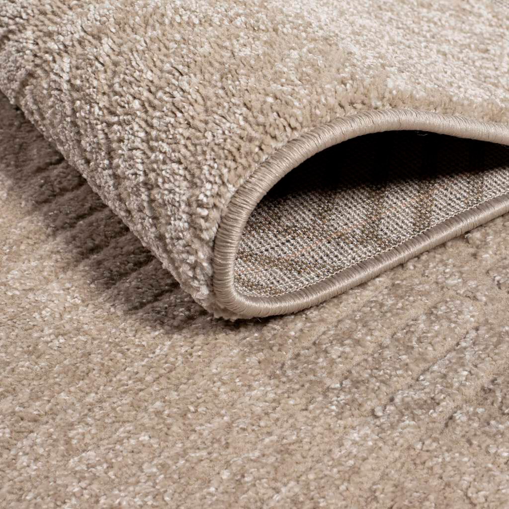 Carpet City Teppich »Friseé-Teppich FANCY 904« rechteckig 12 mm Höhe Läufer, Kurzflor Wohnzimmer, florale 3D-Optik, für Schlafzimmer