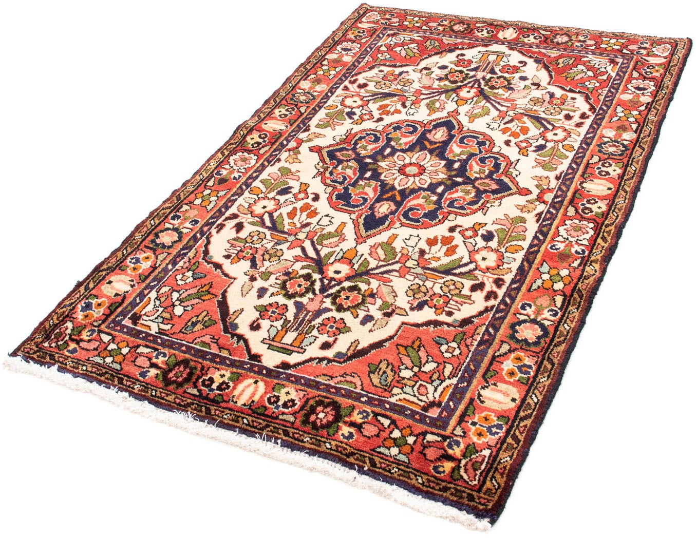 Image of morgenland Orientteppich »Perser - Nomadic - 160 x 100 cm - beige«, rechteckig, 10 mm Höhe, Wohnzimmer, Handgeknüpft, Einzelstück mit Zertifikat bei Ackermann Versand Schweiz