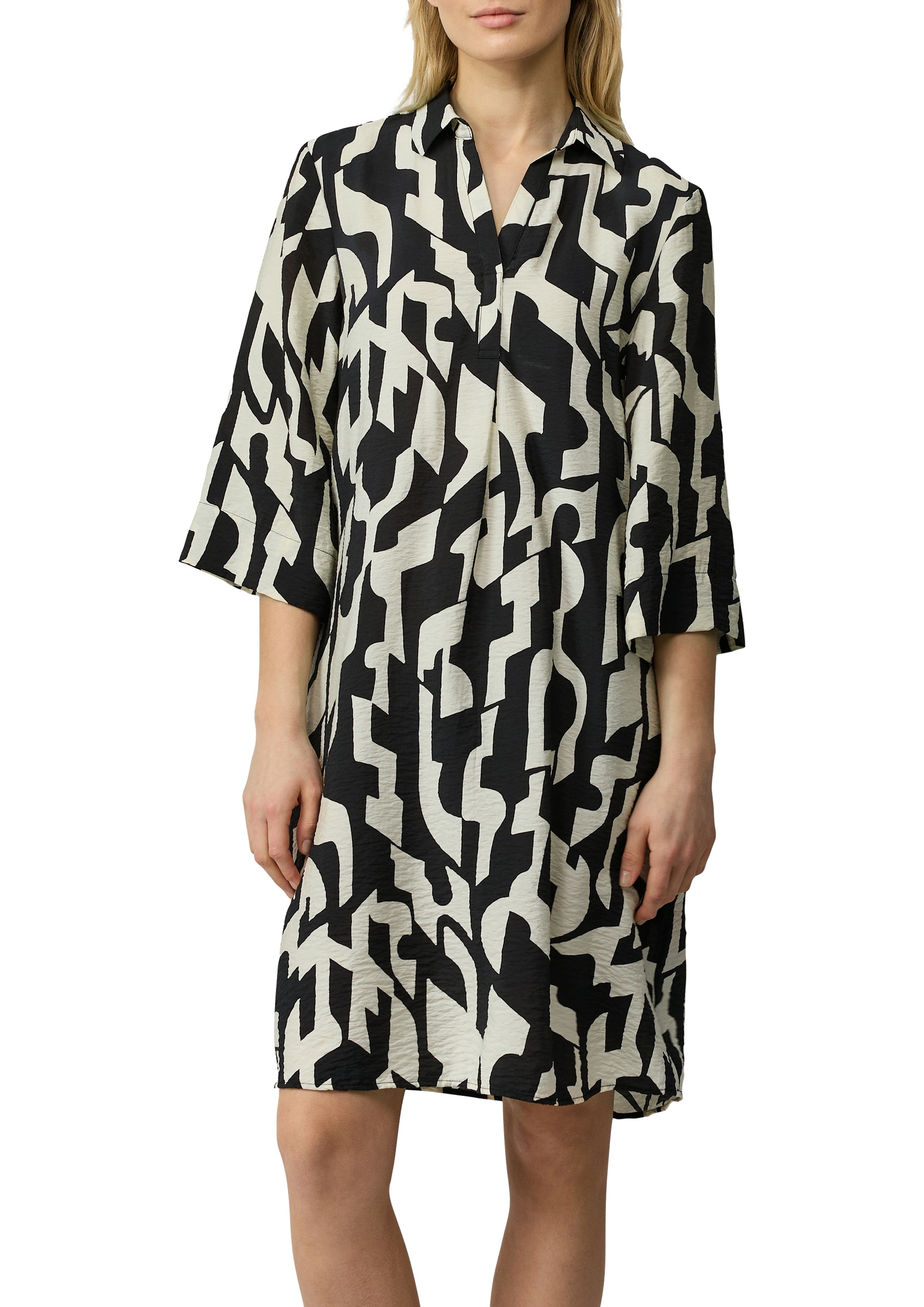 Image of s.Oliver Blusenkleid Eingrifftaschen mit All-Over Print